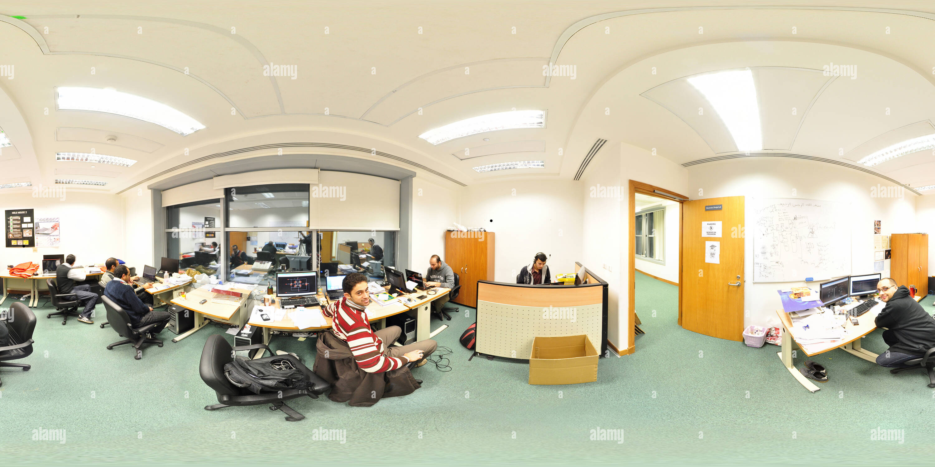 360 degree panoramic view of NISC room 2003