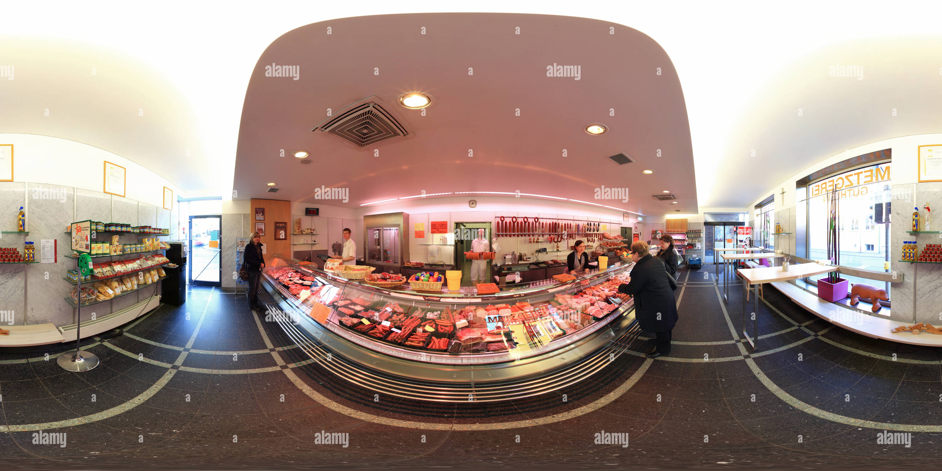 360 degree panoramic view of Guethlein Butcher's