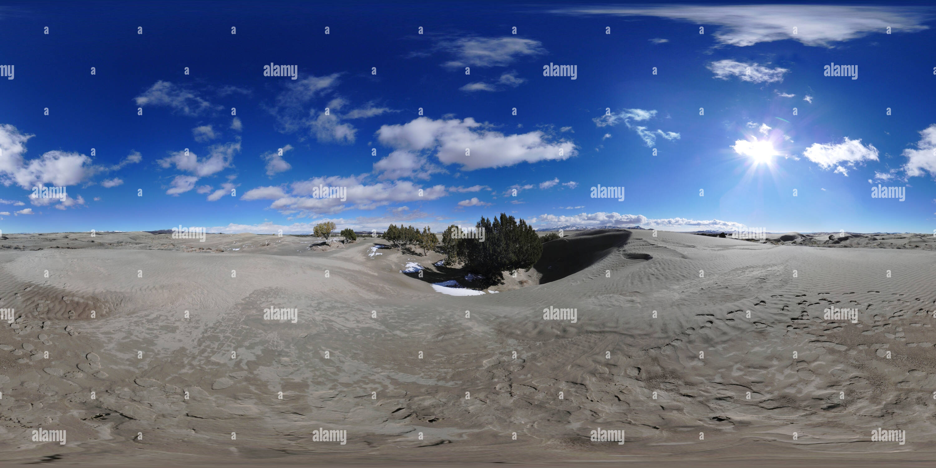 360° view of White Sands, Little Sahara Recreation Area, Utah, USA - Alamy
