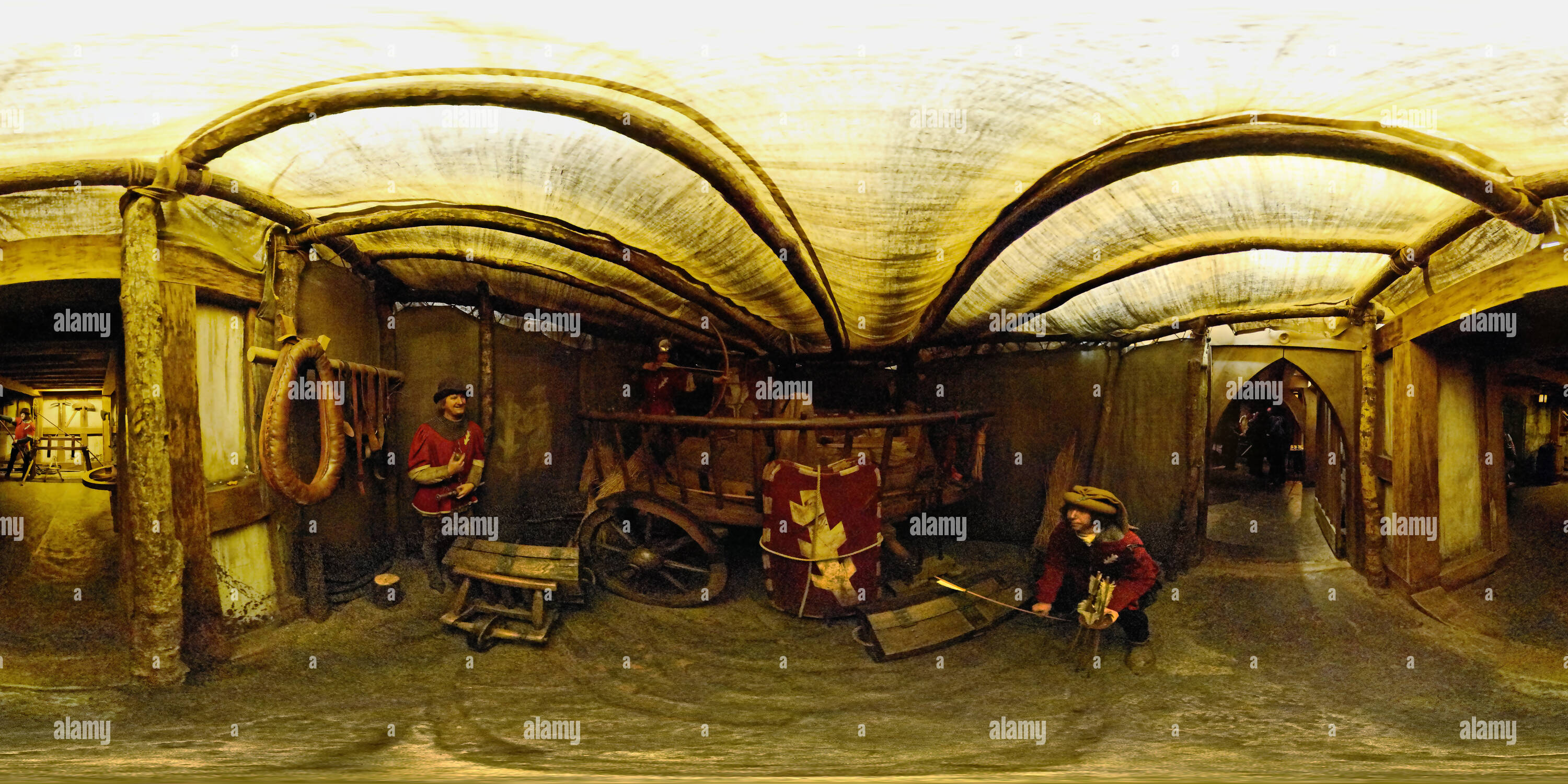 Warwick castle inside hi-res stock photography and images - Alamy