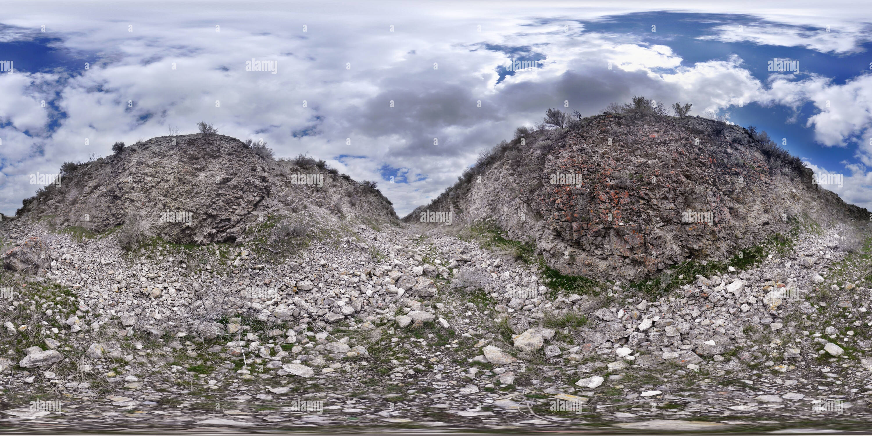 360° view of The Last Cut, Golden Spike National Historic Site, Utah ...