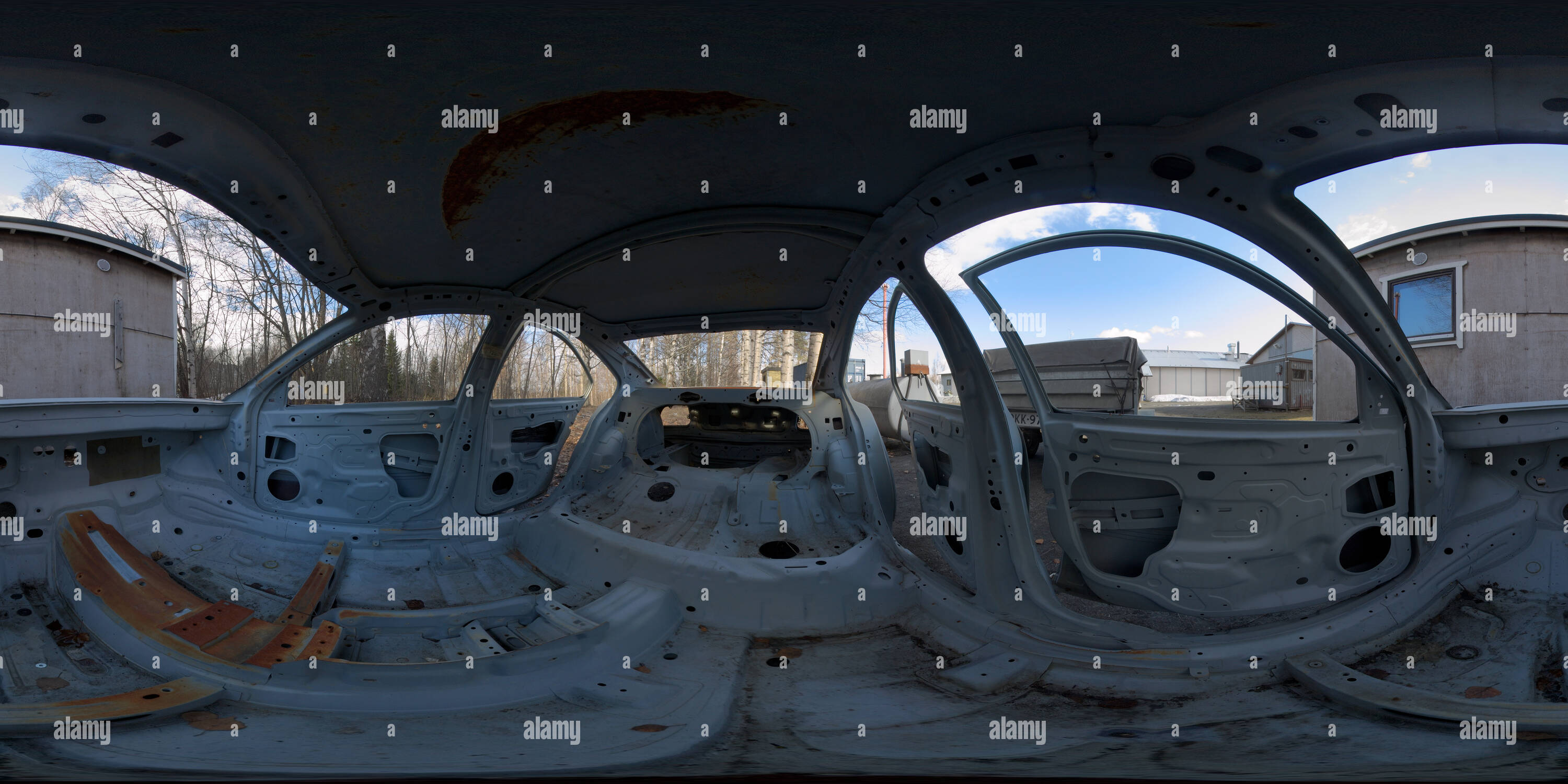 360° view of Volvo S40 body only - Alamy