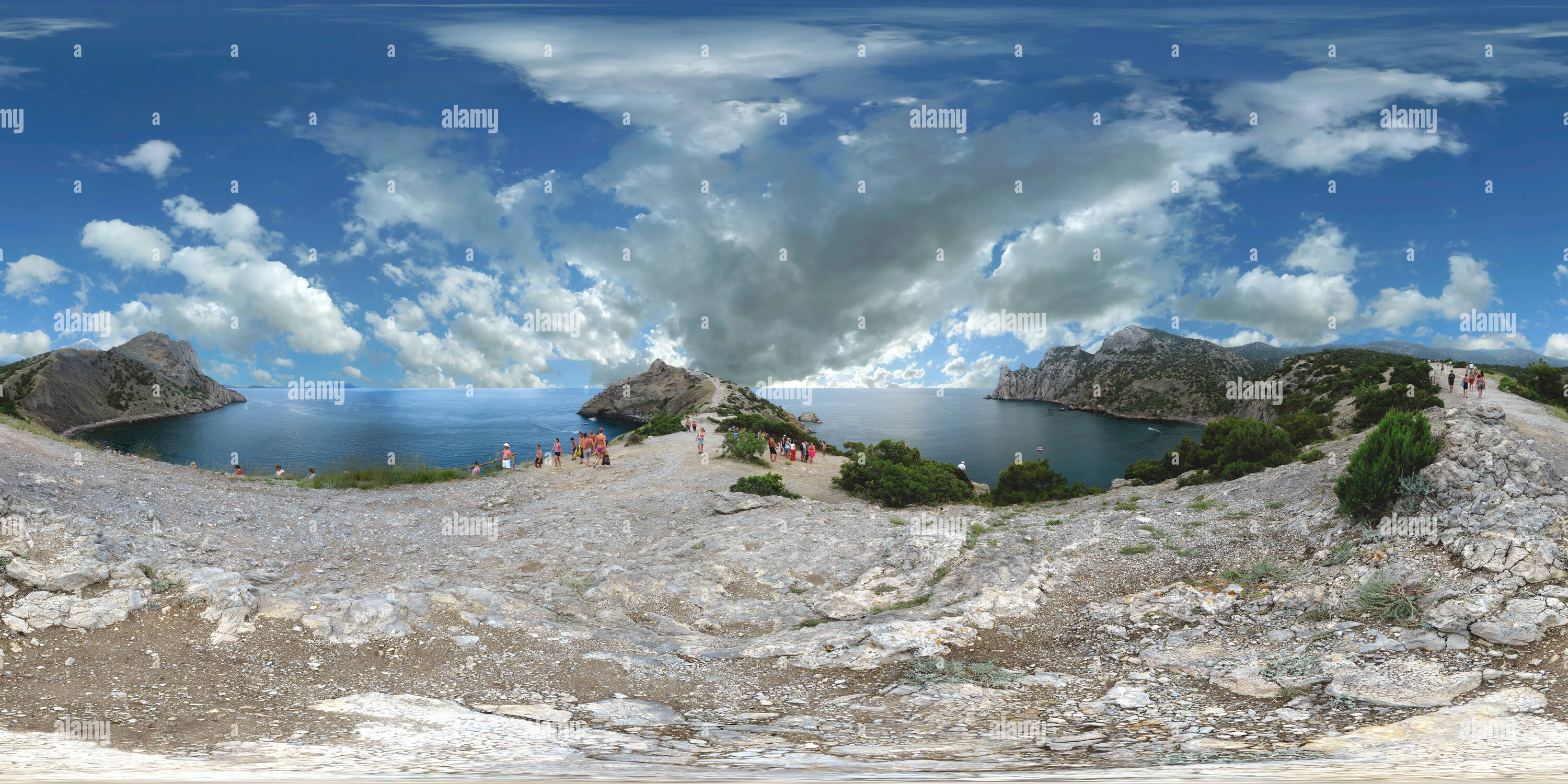 360° view of Cape Kapchik (Crimea - Alamy