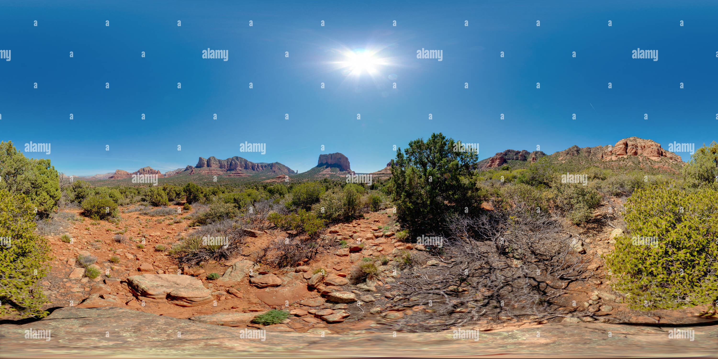 360° View Of Sedona Oak Creek Canyon Alamy 8970