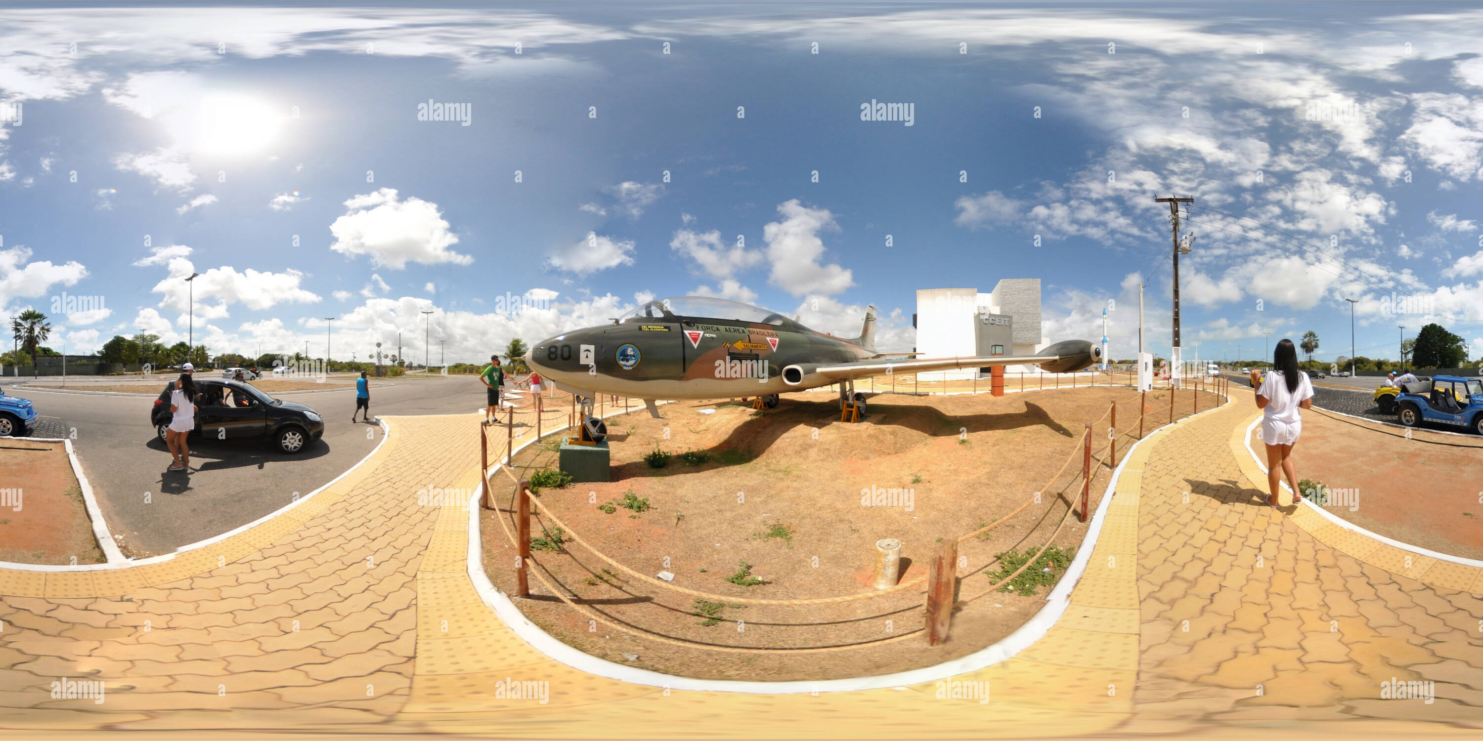 360 degree panoramic view of Hell barrier - Natal / Brazil