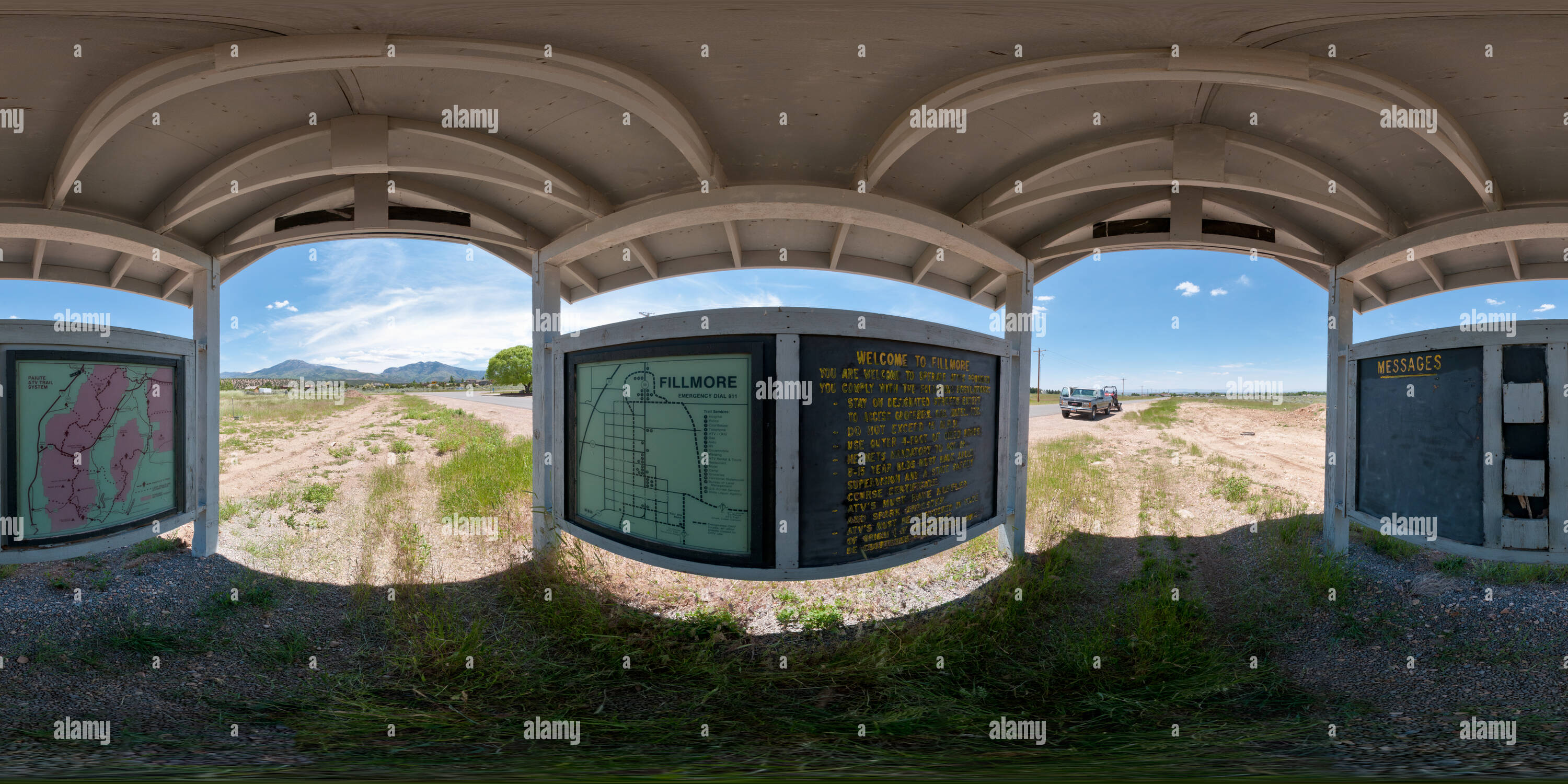 360° view of Paiute ATV Trail information, Fillmore, Utah Alamy