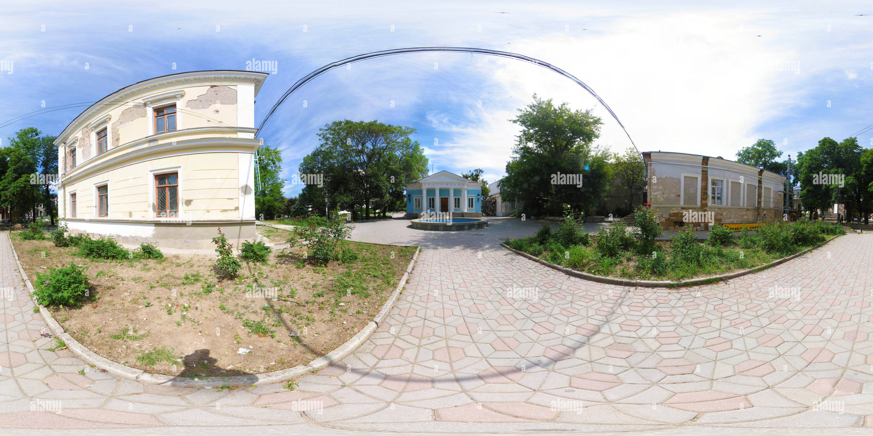360° view of Crimean academical puppet theatre Alamy