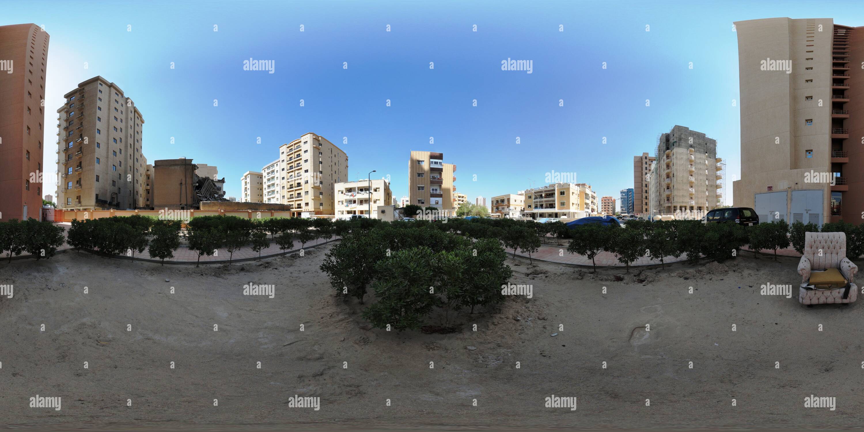 360° view of Maidan Hawally Kuwait Alamy