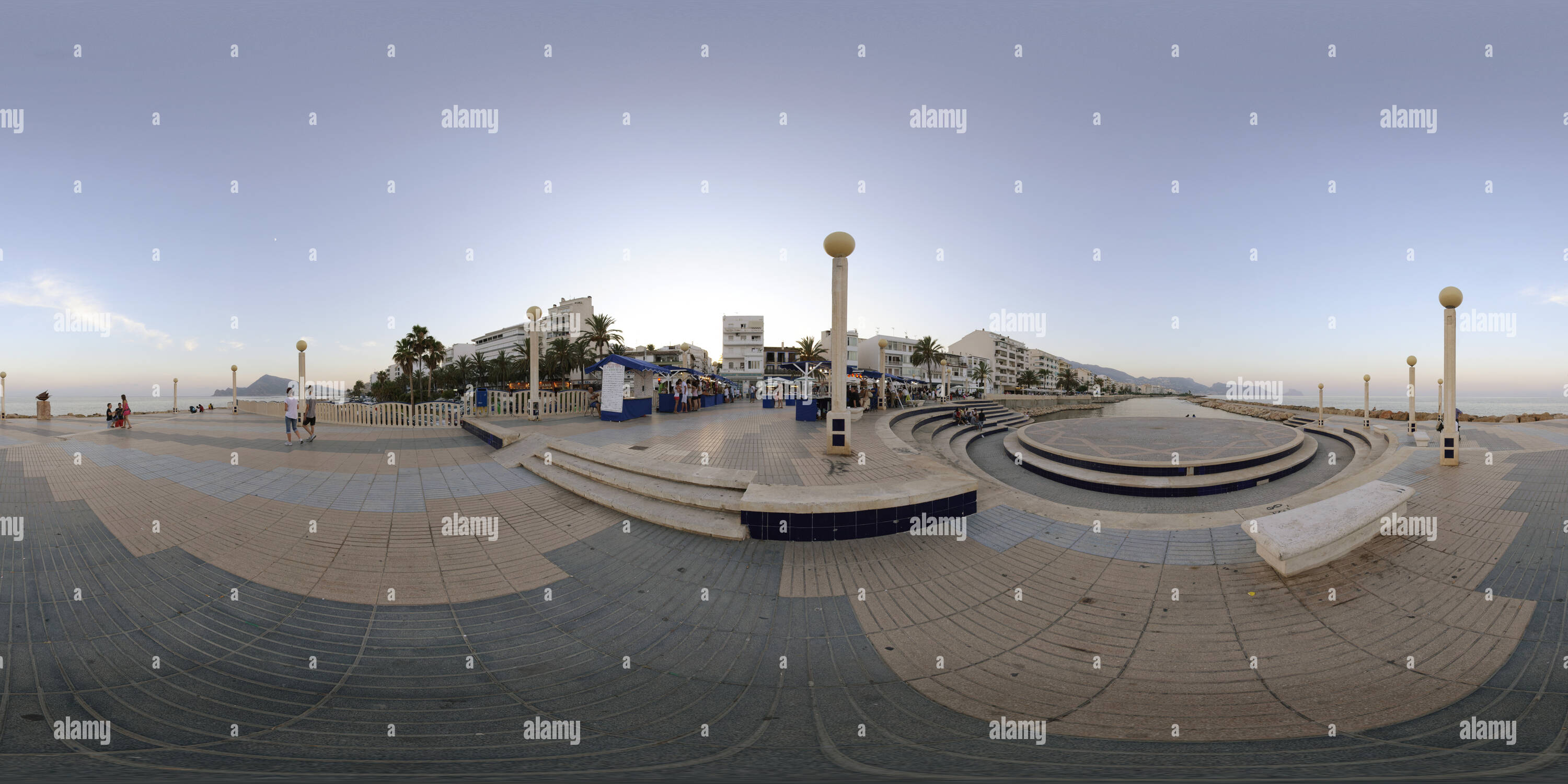 360° view of Altea Promenade - Alamy