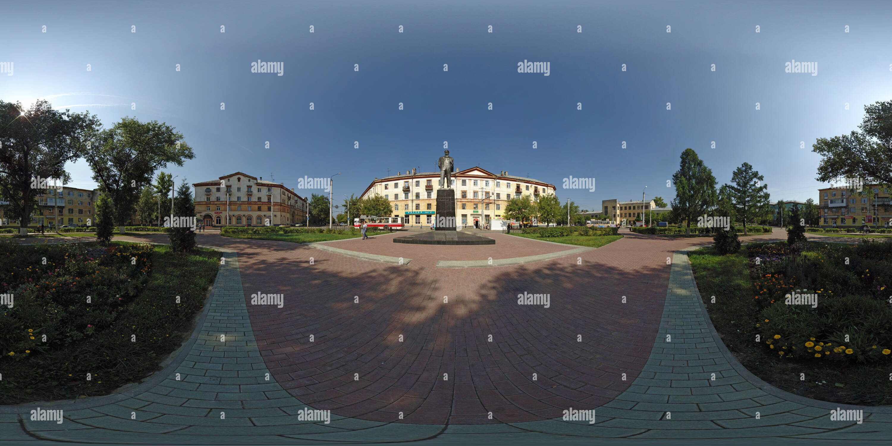 360 degree panoramic view of Mayakovsky Square