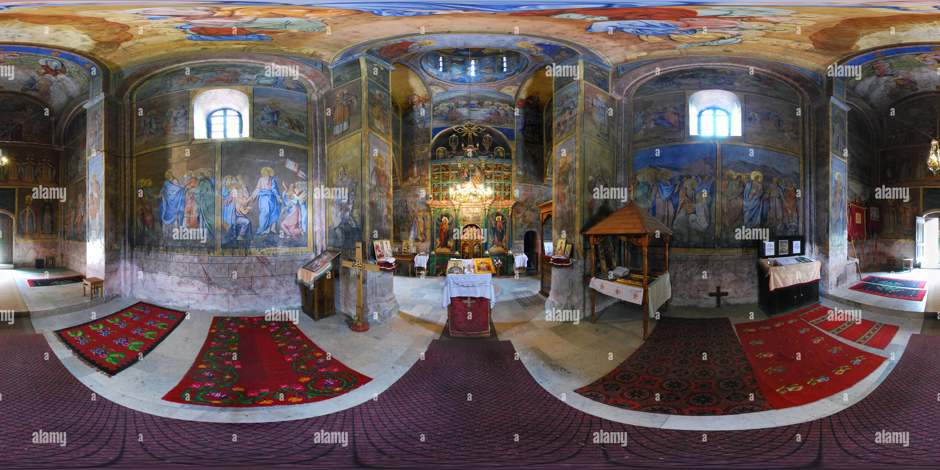 360° view of Rača monastery [inside] - Alamy