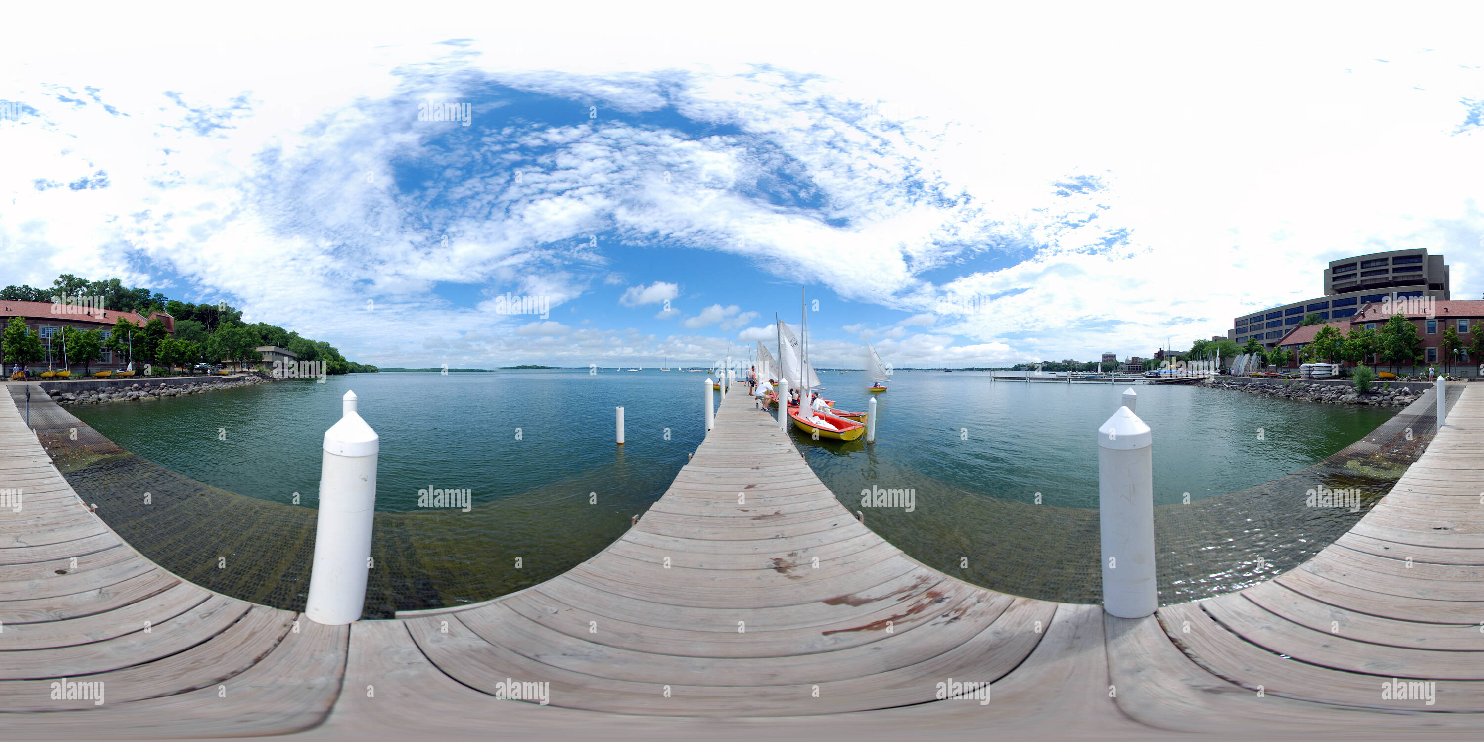 360° view of Madison Wisconsin Sailing School Alamy