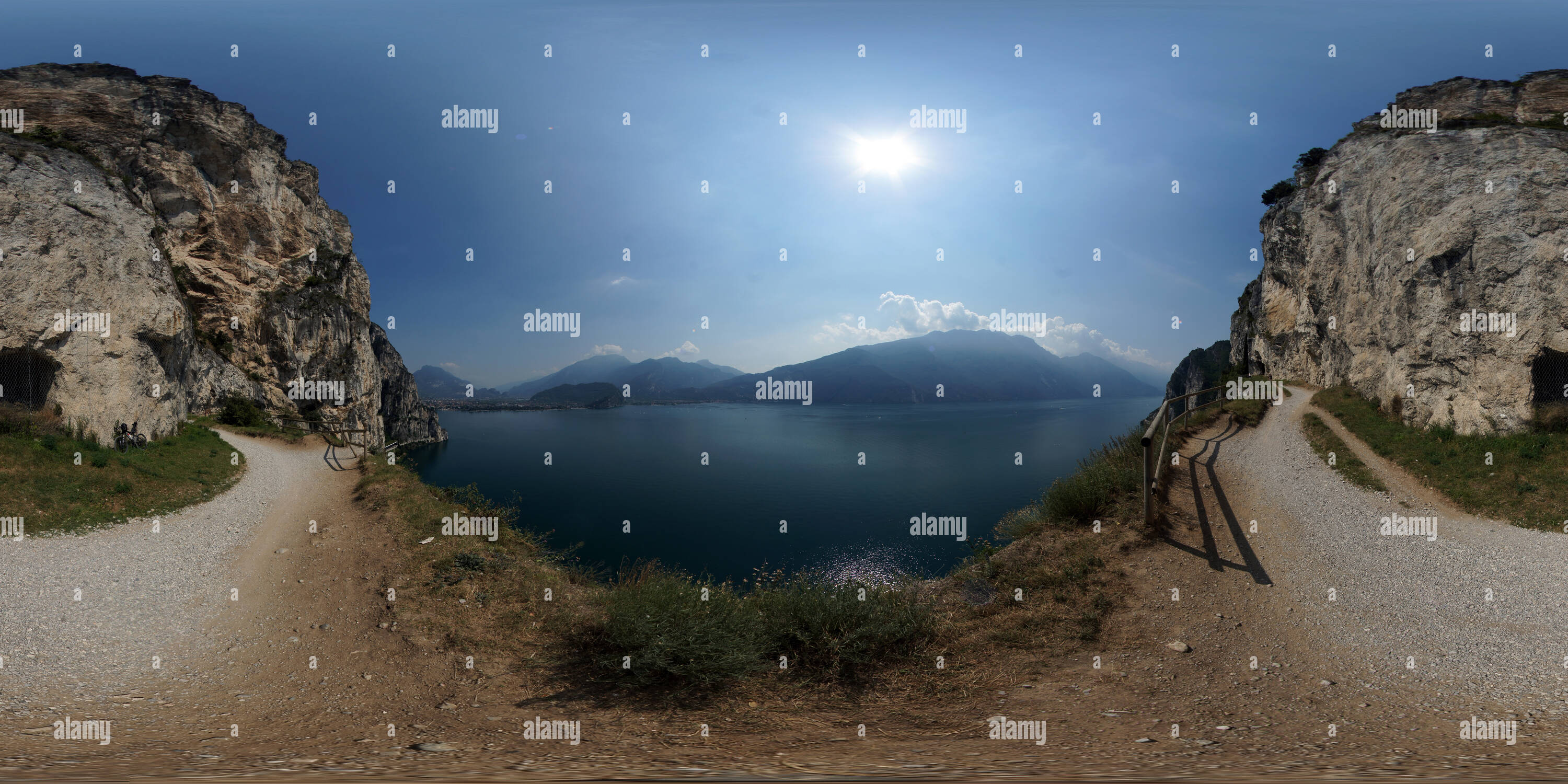 Ponale Riva Del Garda 360° view of Italy Trentino Riva del Garda Ponale - Alamy