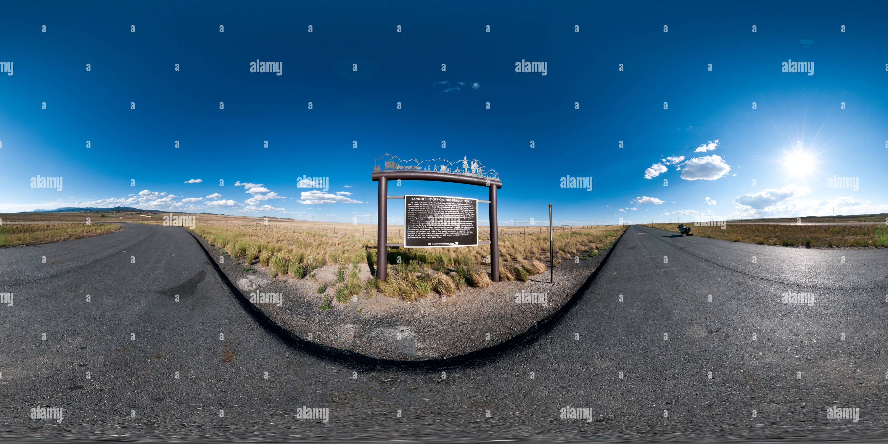 360° view of Lander Cutoff Oregon Trail, Wyoming Alamy