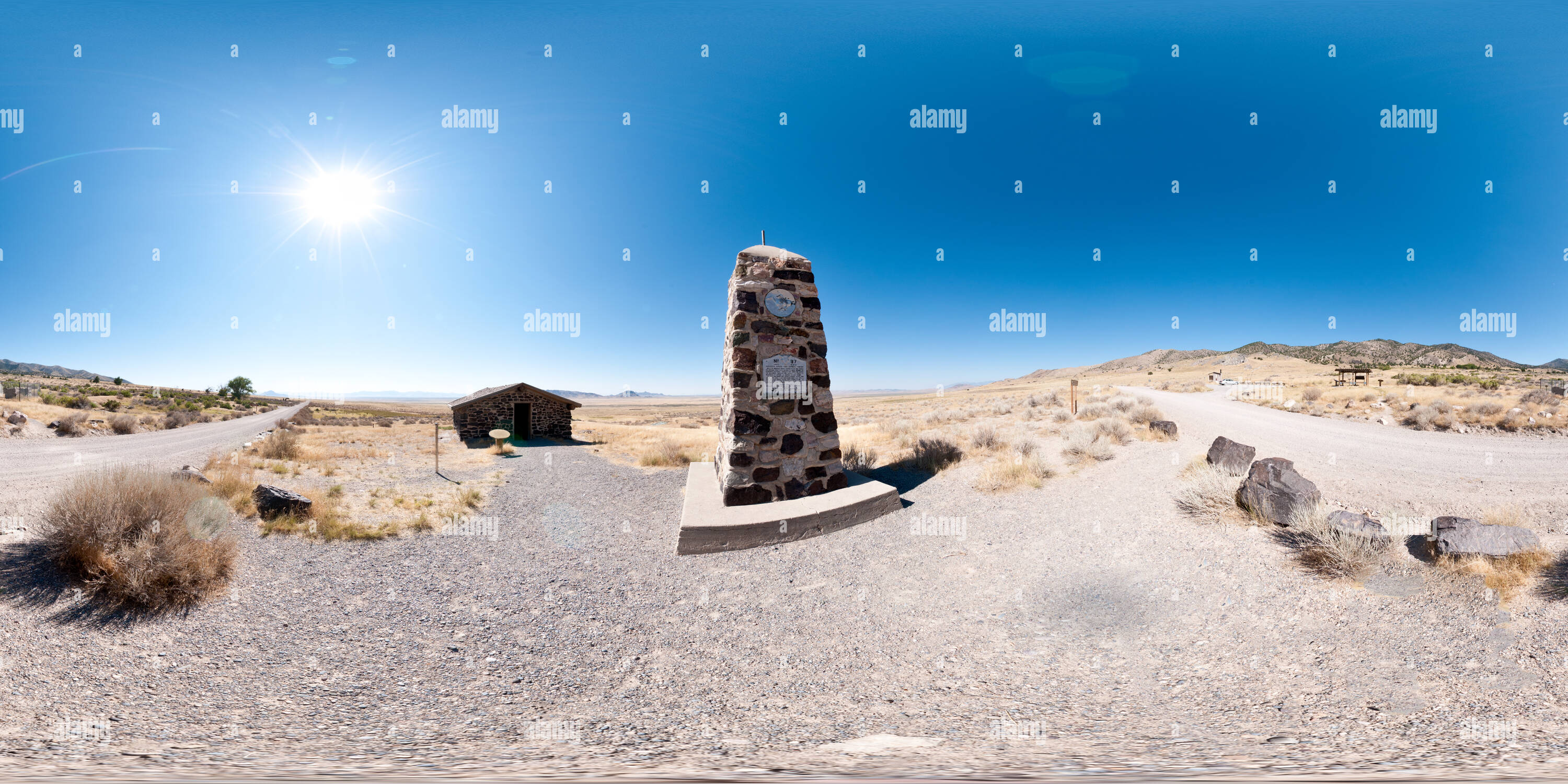 360° view of Simpson Springs Pony Express Marker Alamy