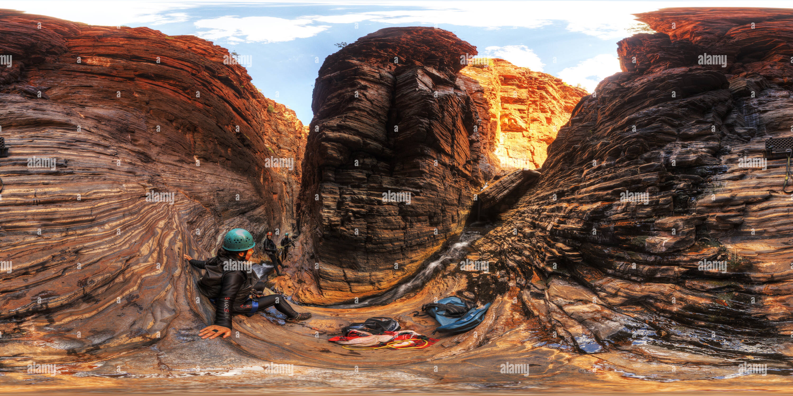 360° view of Karijini National Park Hancock Alamy