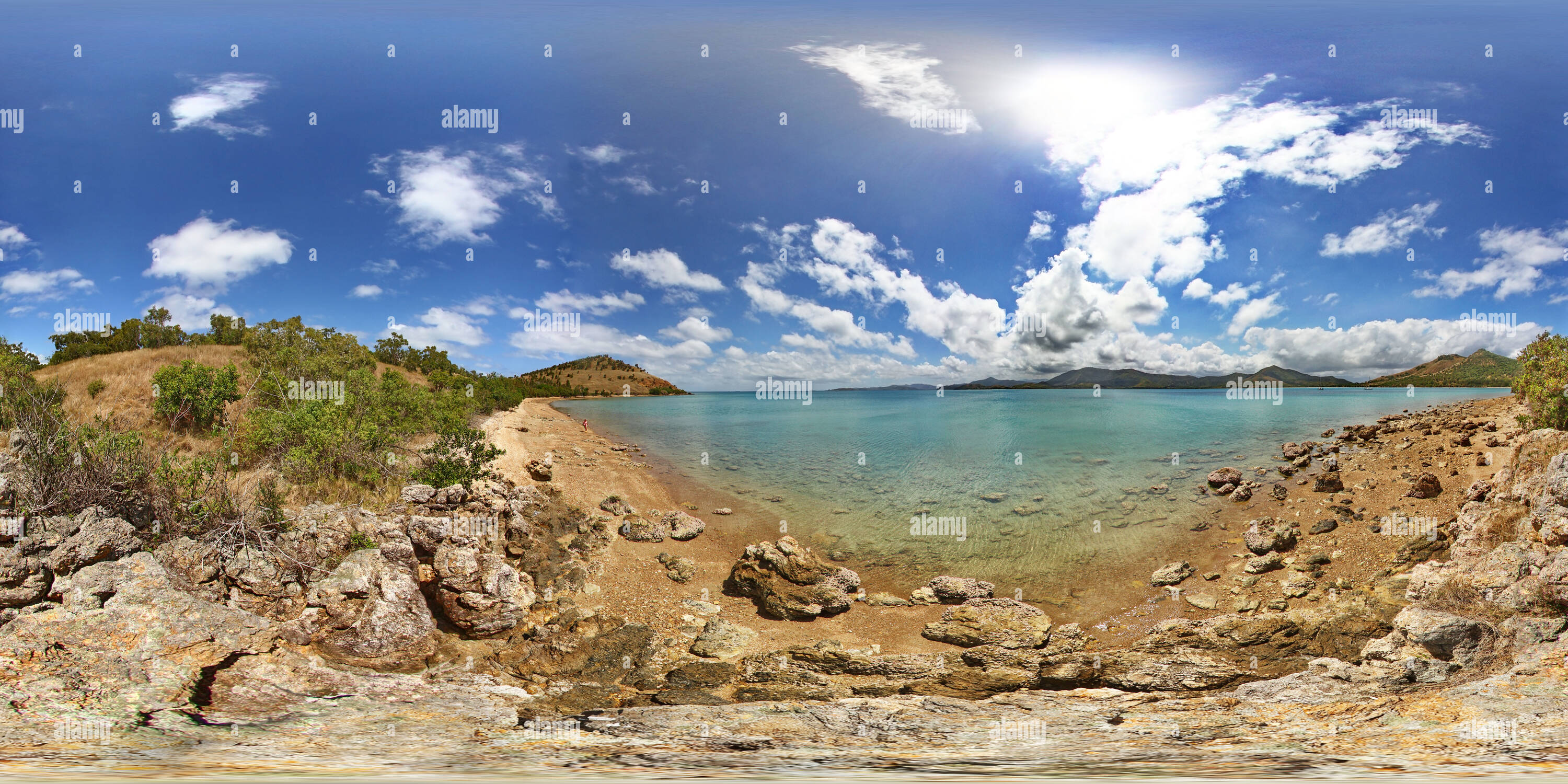 360 degree panoramic view of Baie Maa New Caledonia