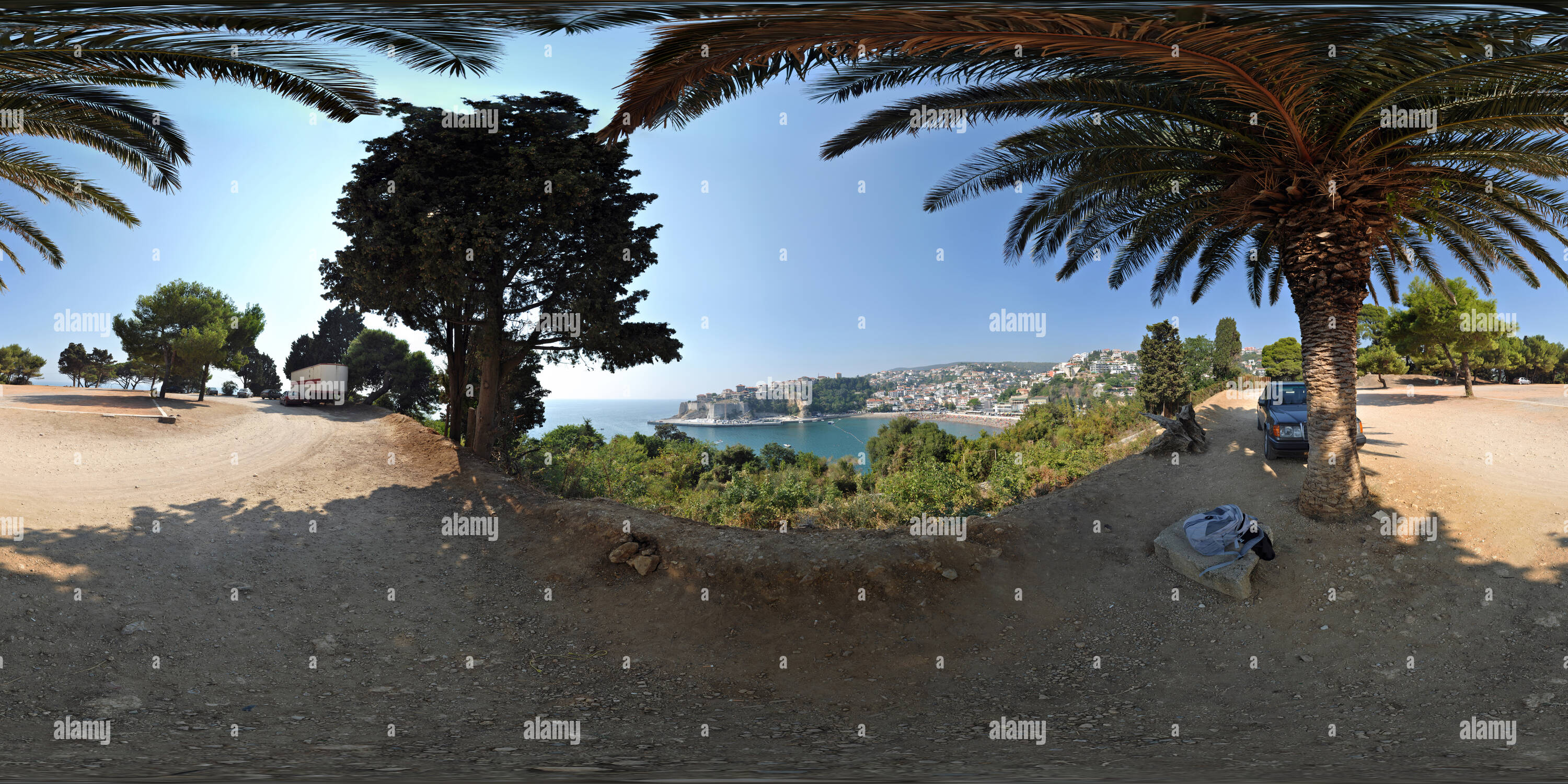 360 degree panoramic view of View On Old Town Ulcinj