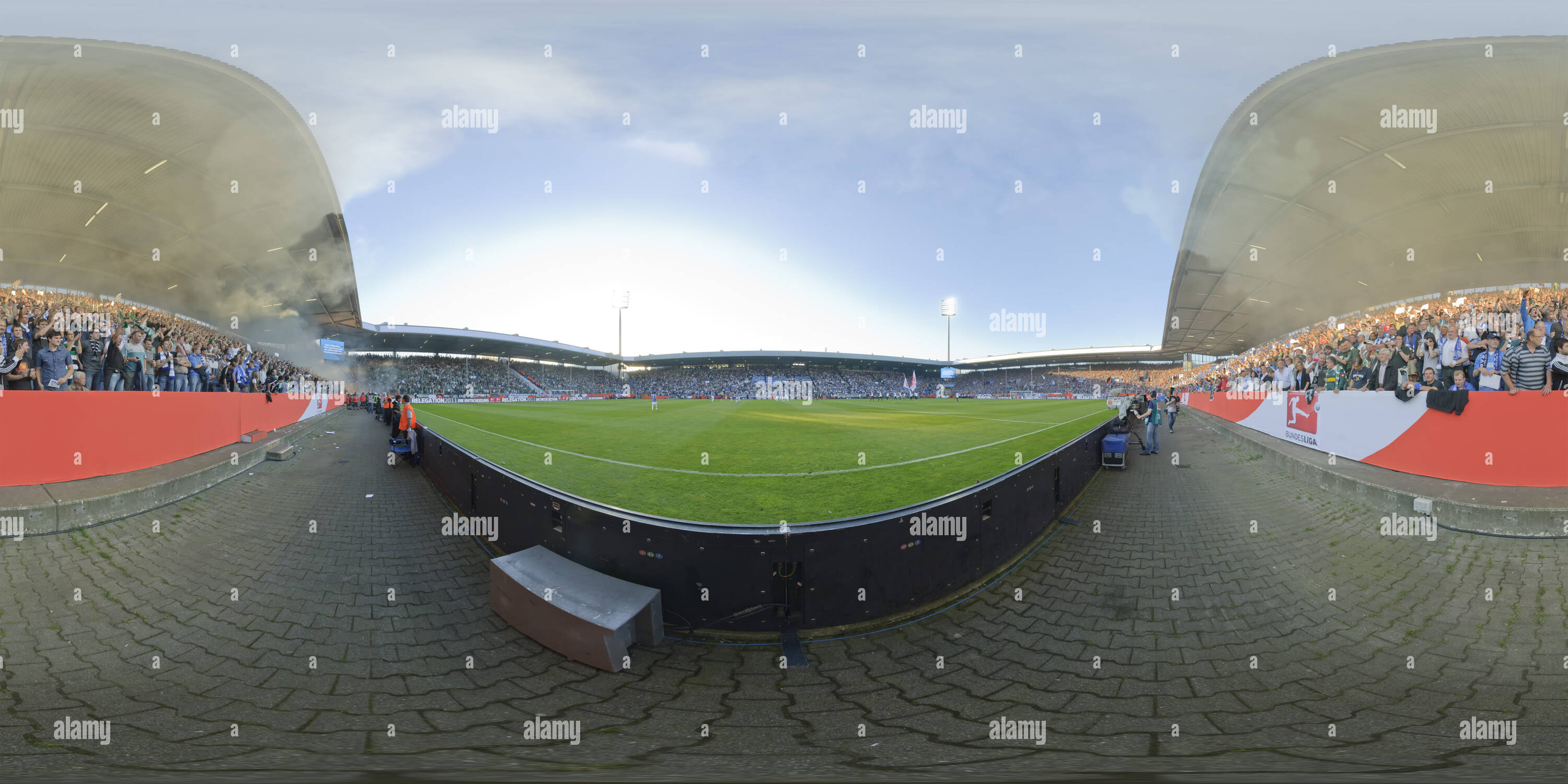 360° view of Rewirpower Stadion - Alamy