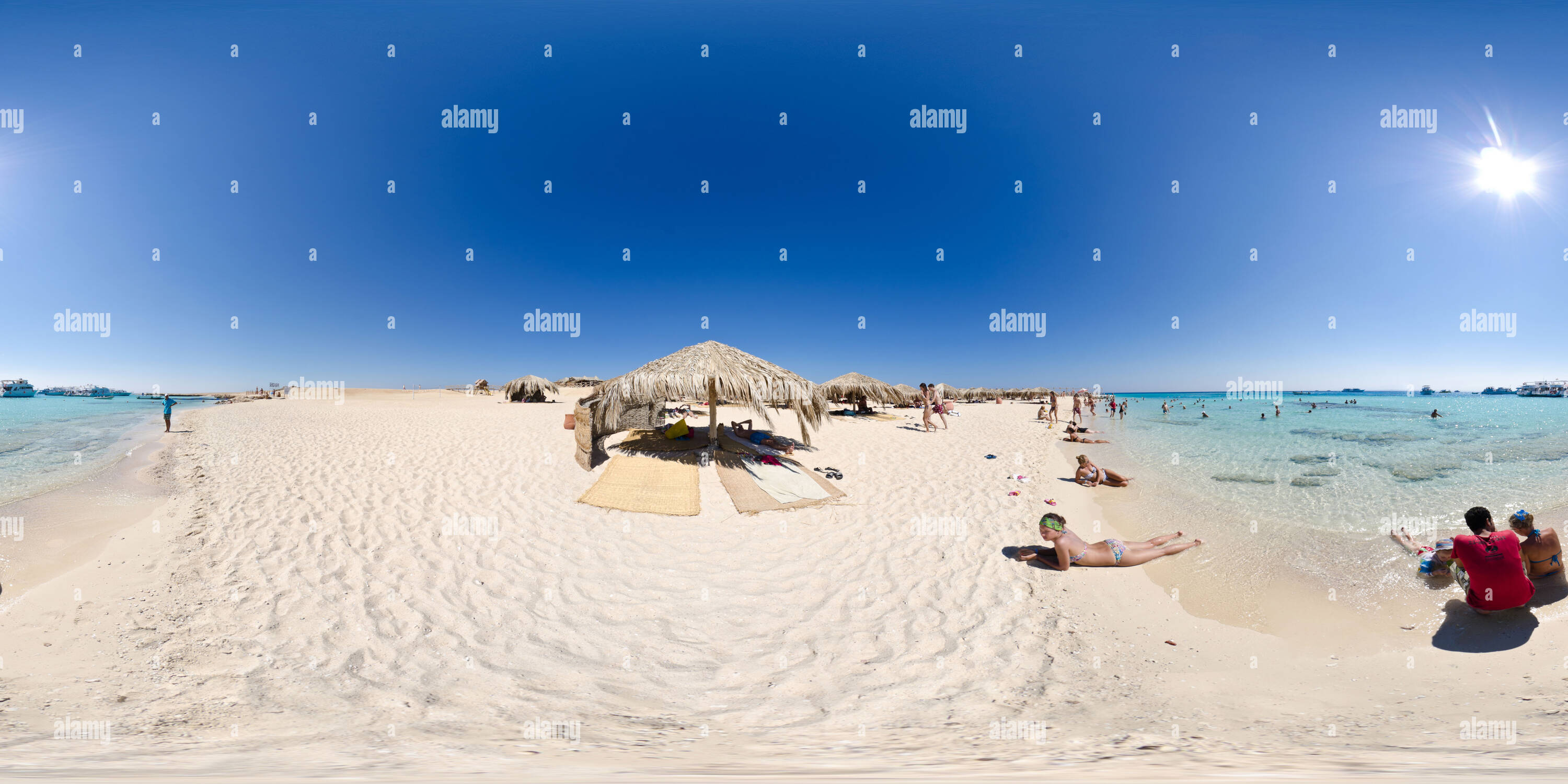 360° view of Paradise Island Hurghada 8 Alamy