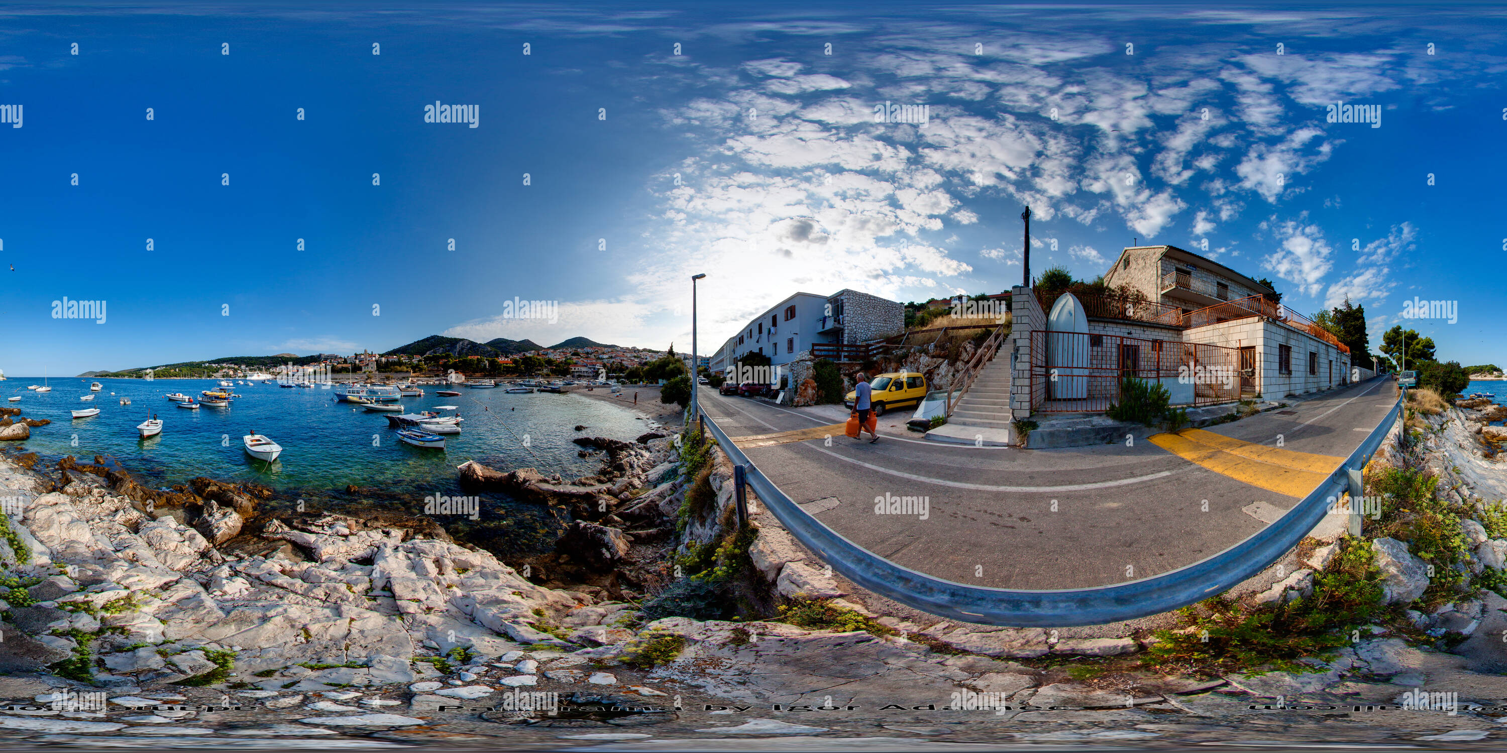 360° view of Hvar Križna luka (Crossharbor Alamy