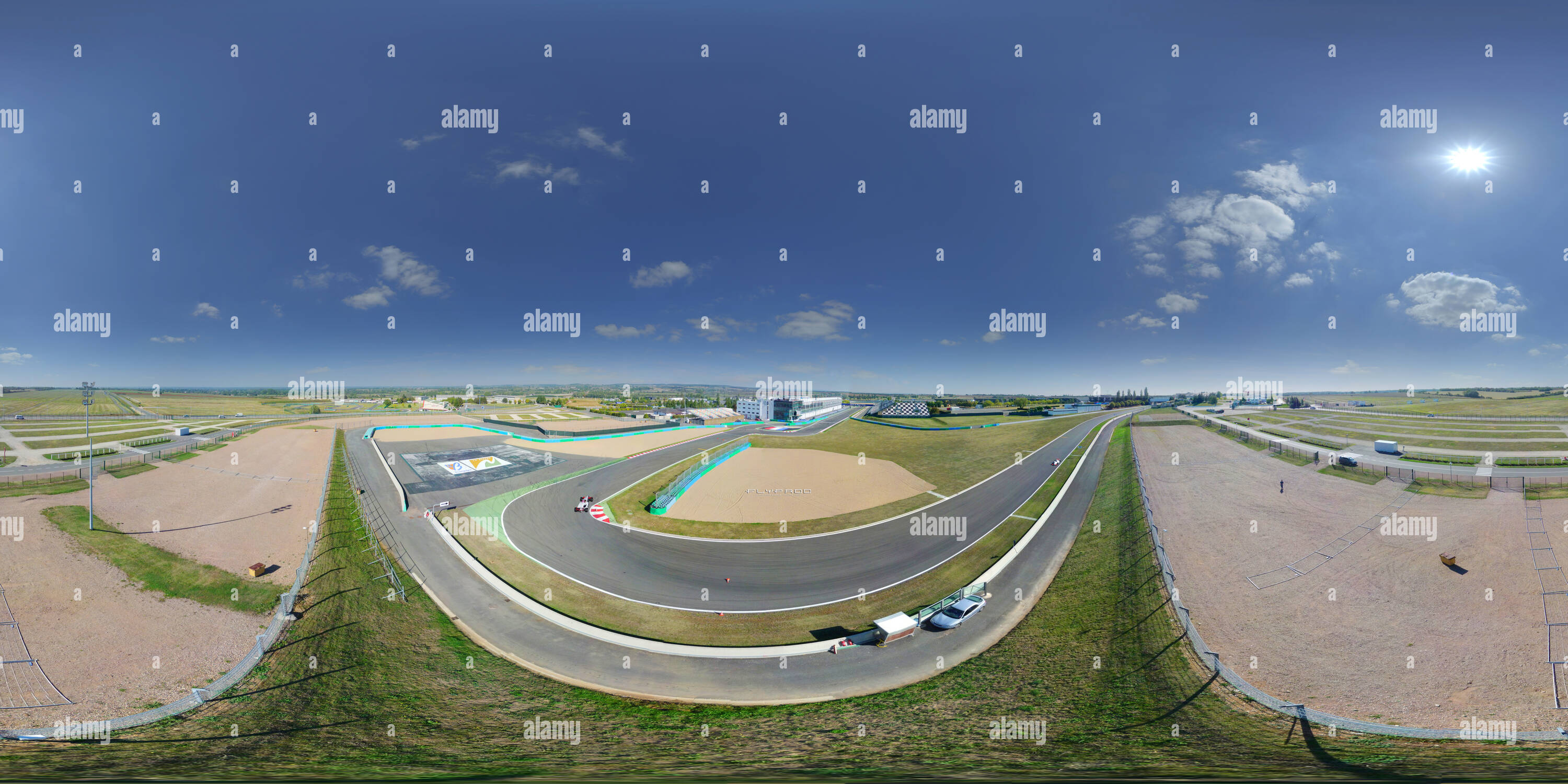 360 degree panoramic view of Le circuit de Nevers Magny-Cours