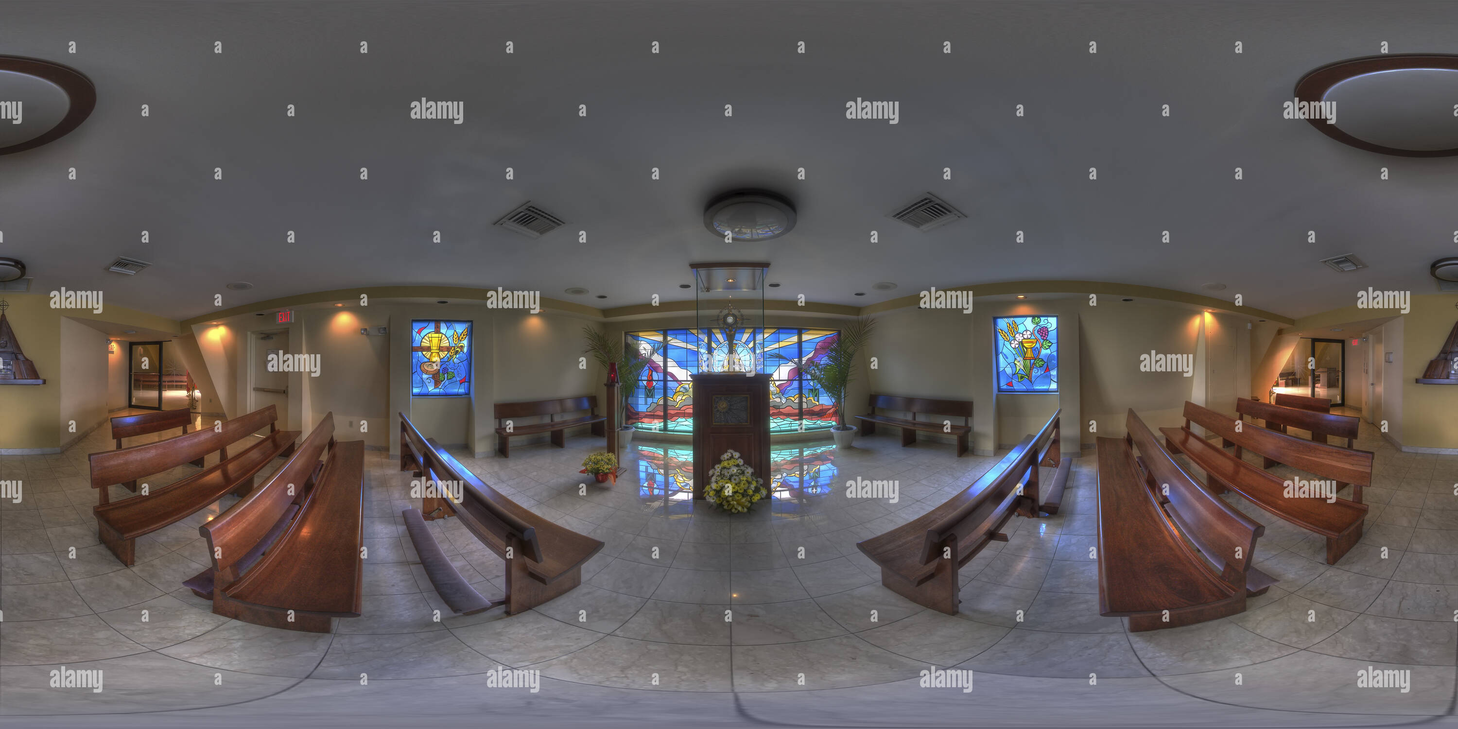 360° view of Ermita de la Caridad (Miami) 2 - Alamy