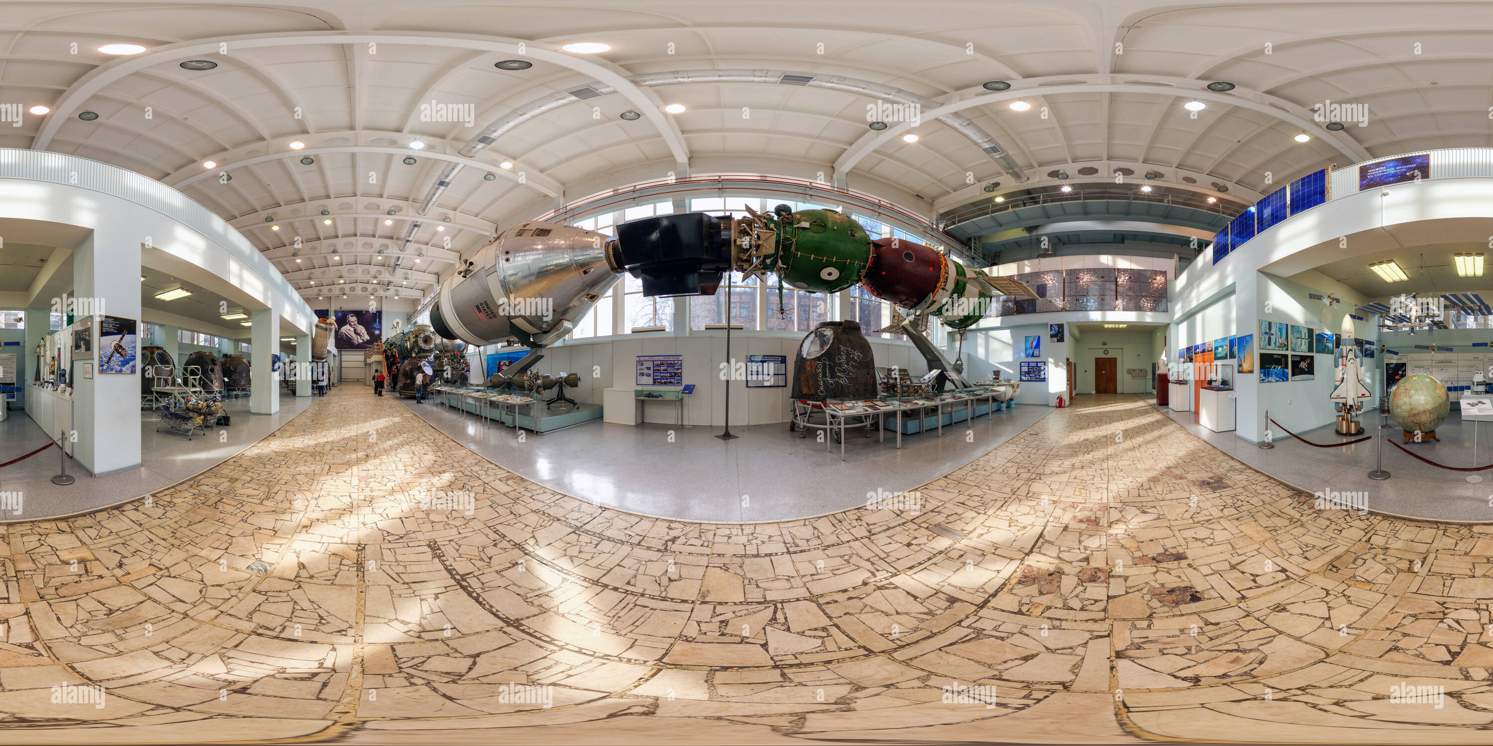 360 degree panoramic view of Museum of the S.P. Korolev Rocket and Space Corporation 'Energia'