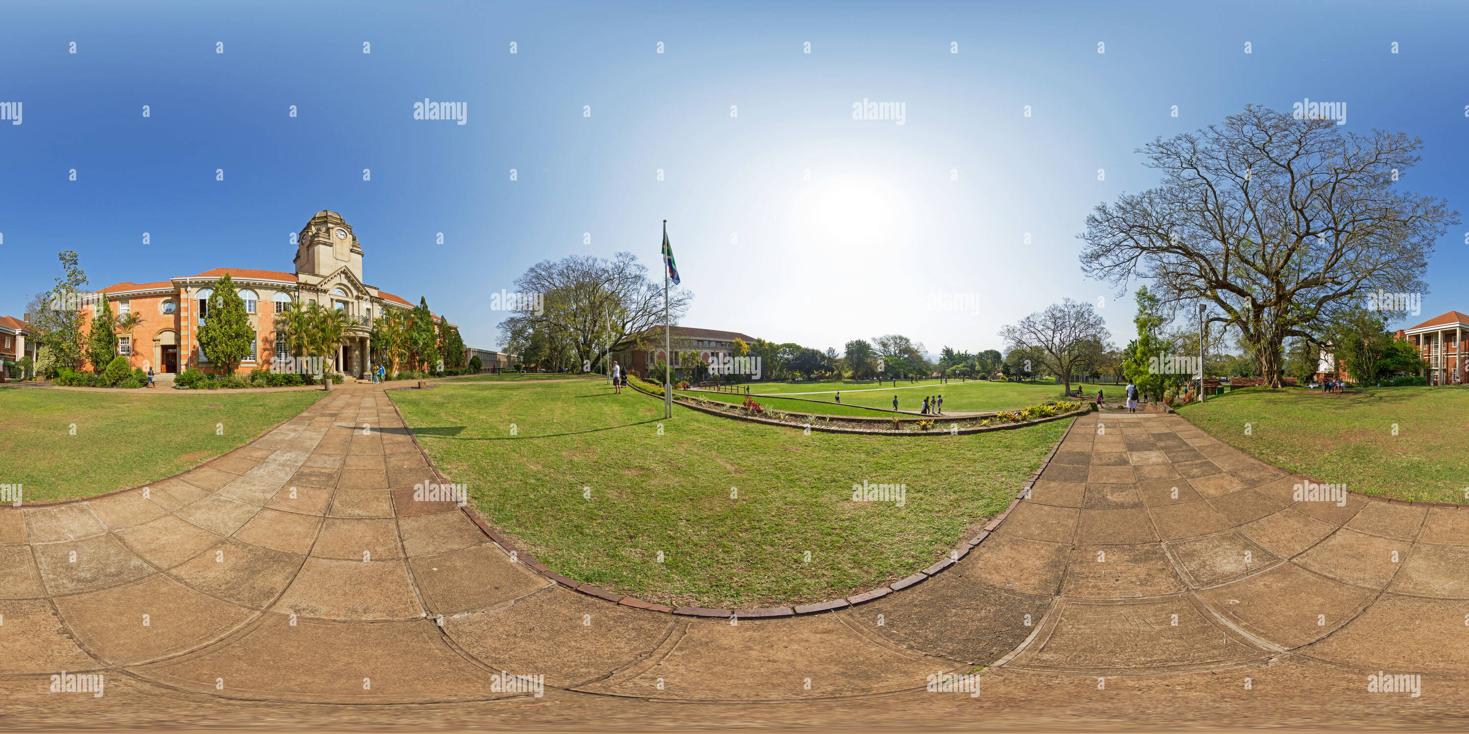 360 degree panoramic view of Old Main Building on UKZN Pietermaritzburg Main Campus