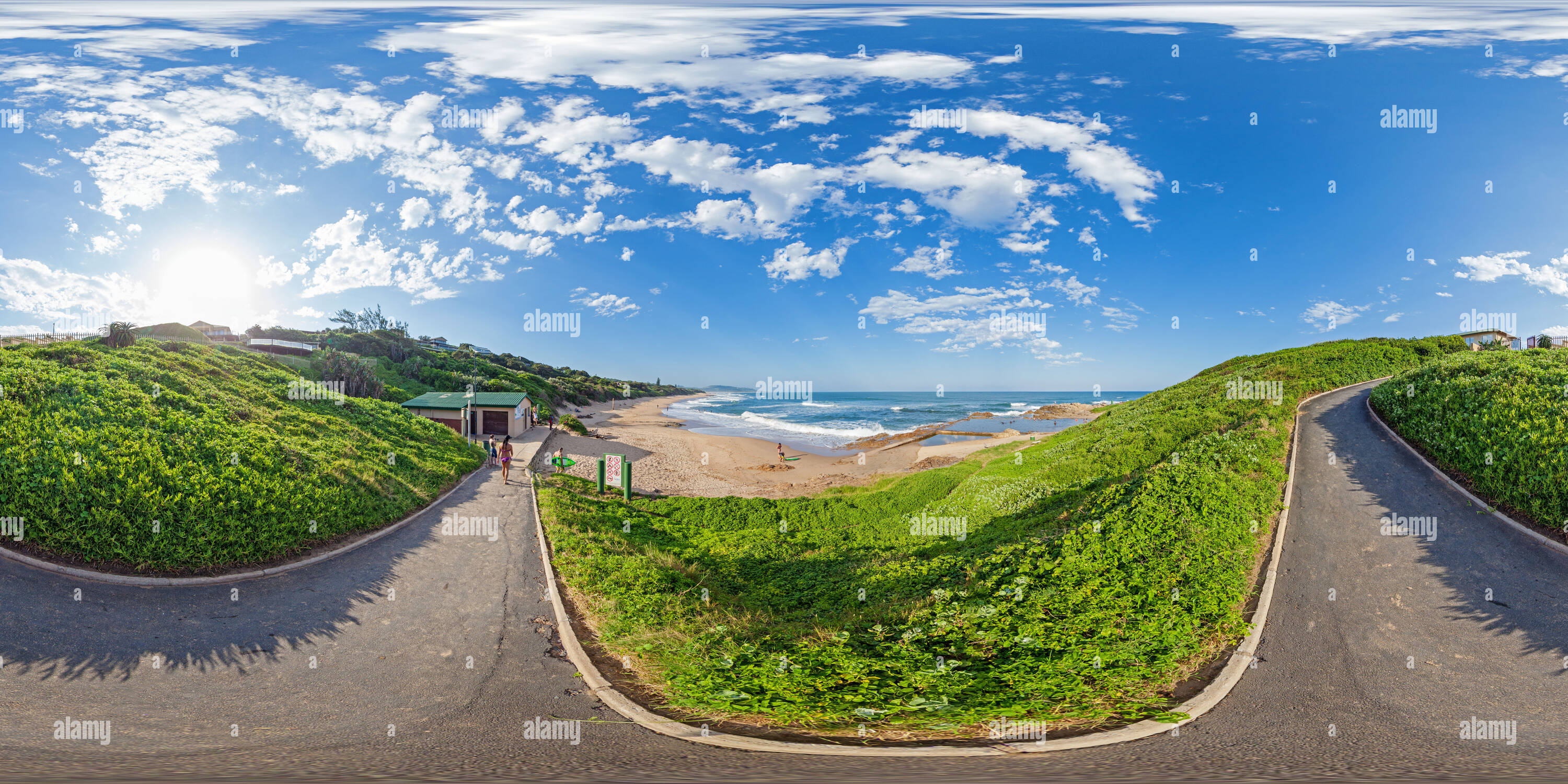 360 degree panoramic view of Umzumbe Beach