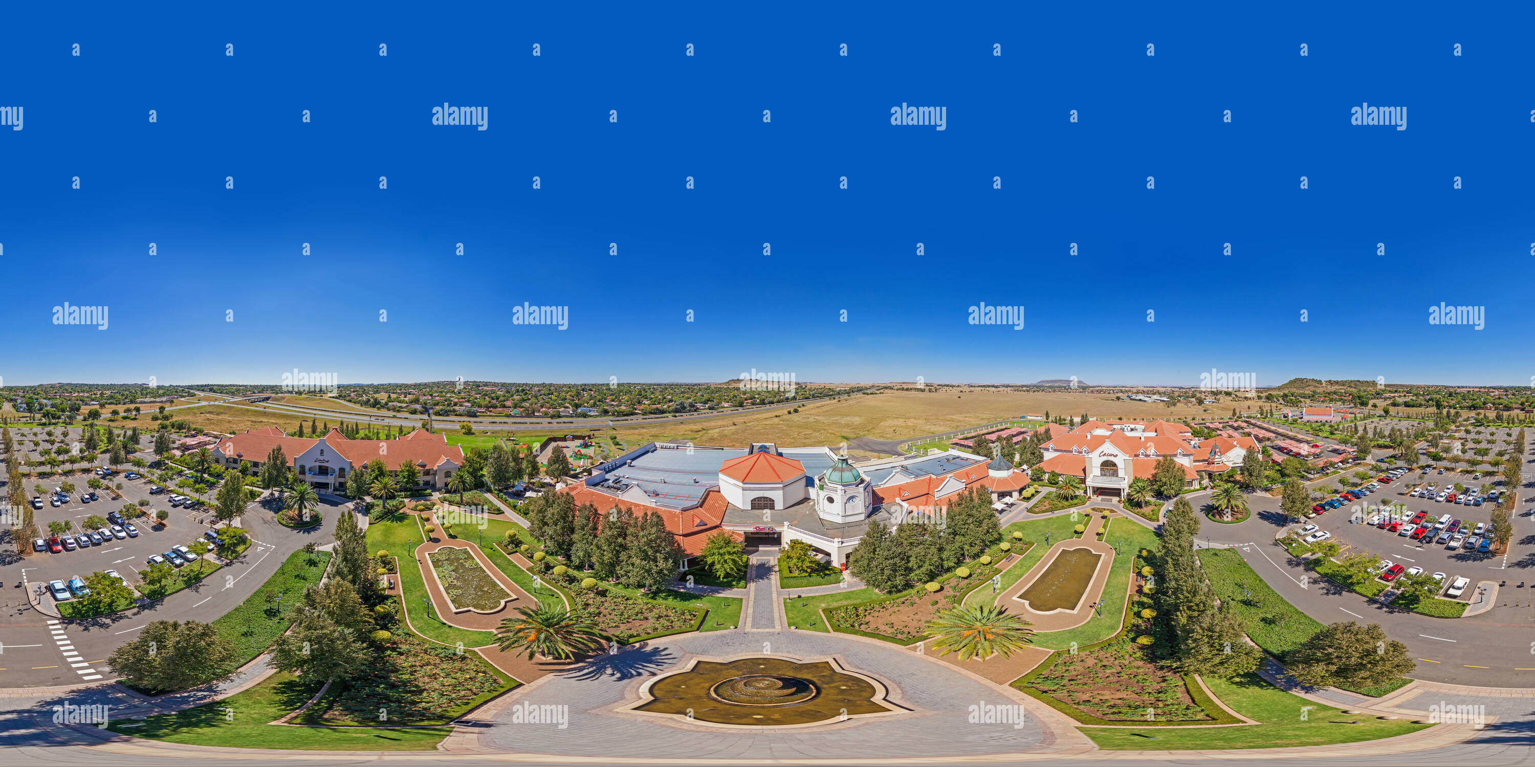 360° view of Aerial 360 Panorama over Windmill Casino in Bloemfontein