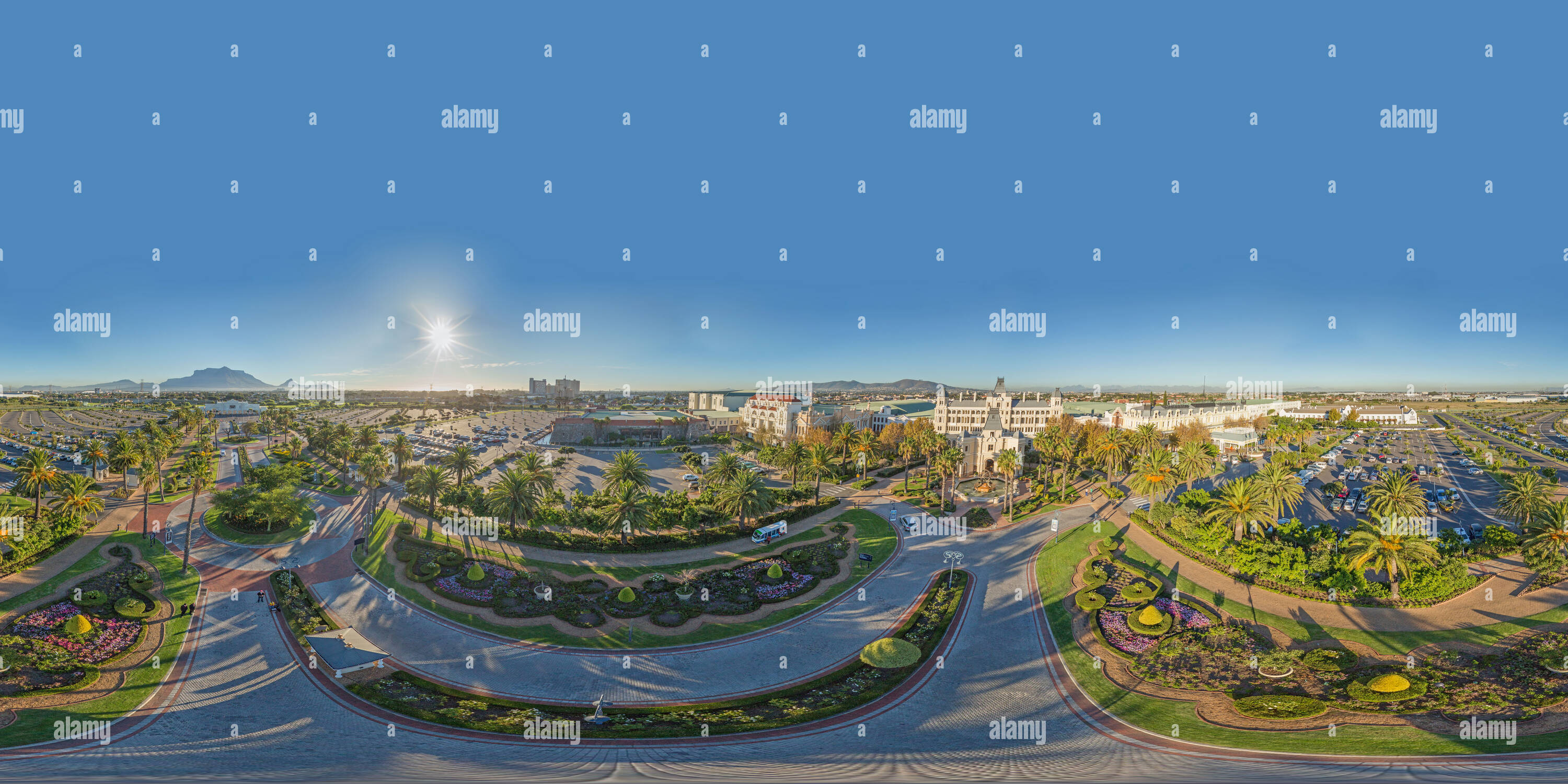 360 degree panoramic view of Aerial View of Grand West Casino and Entertainment World