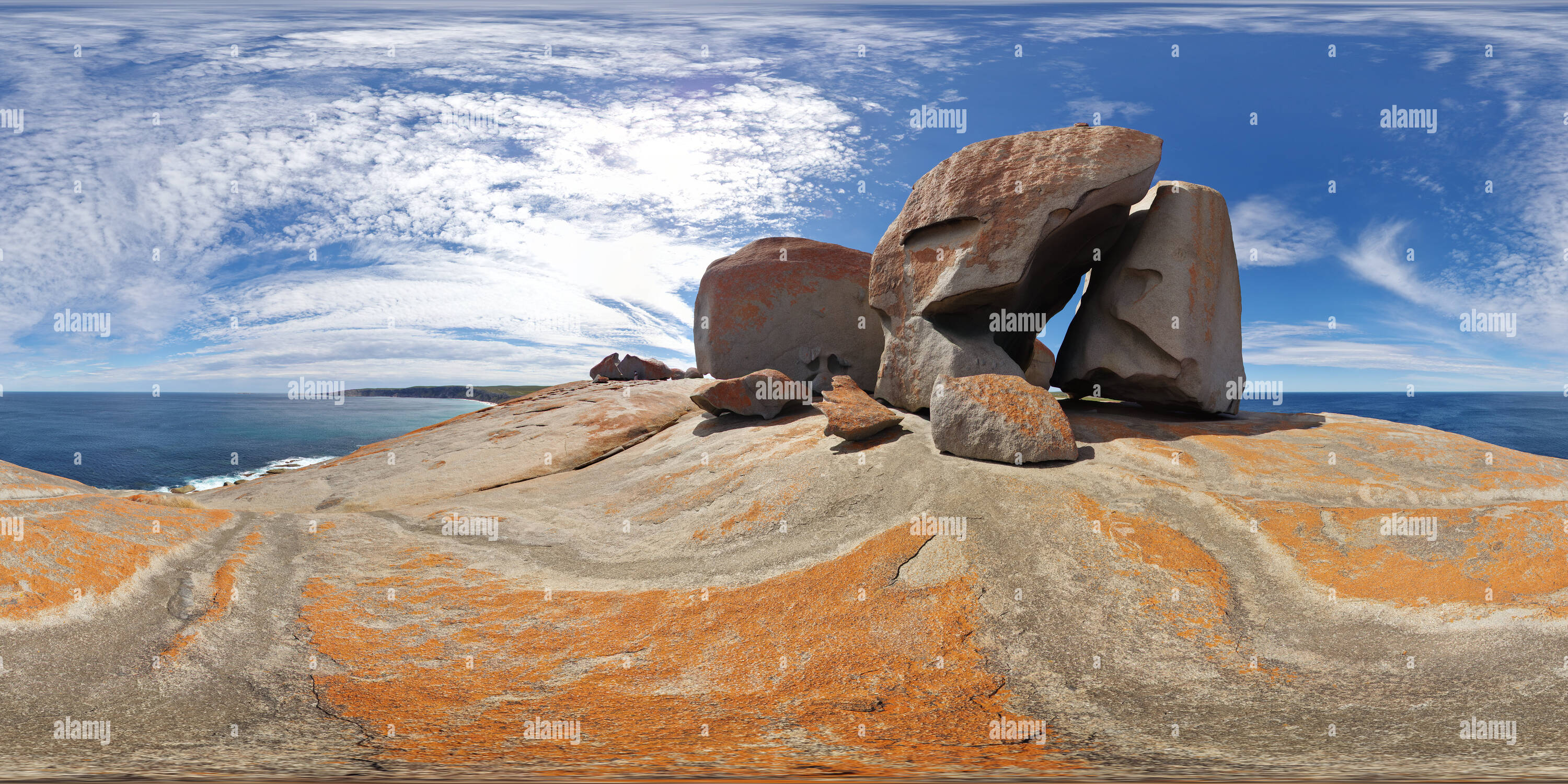 360° view of Remarkable Rocks closeup in Flinders Chase National Park ...
