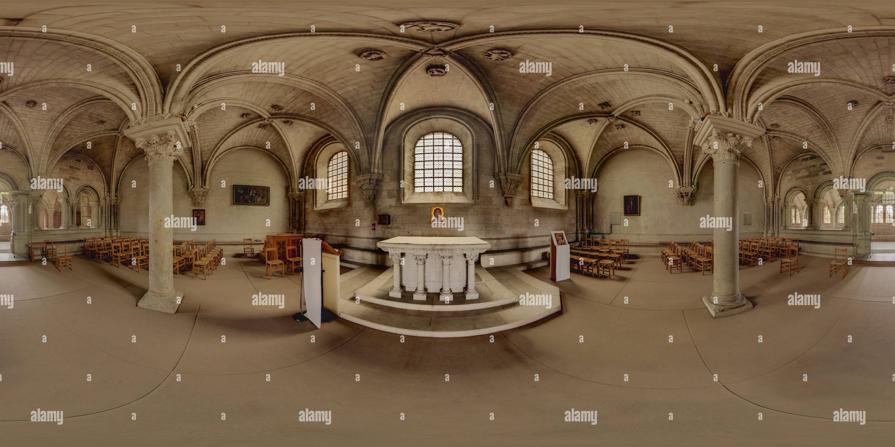 360° view of Sainte MarieMadeleine, La Basilique De Vezelay, Yonne