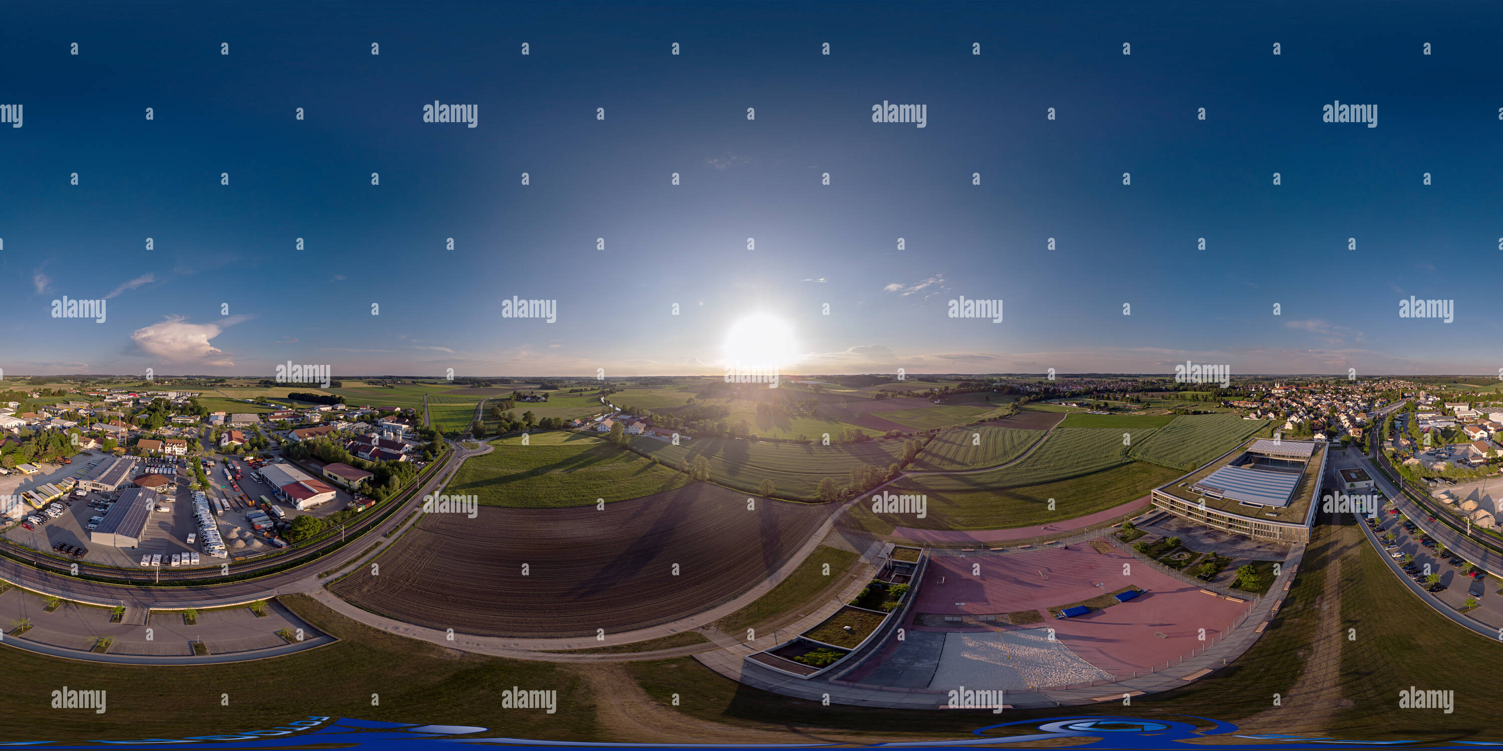 360° view of GMI Markt Indersdorf Alamy