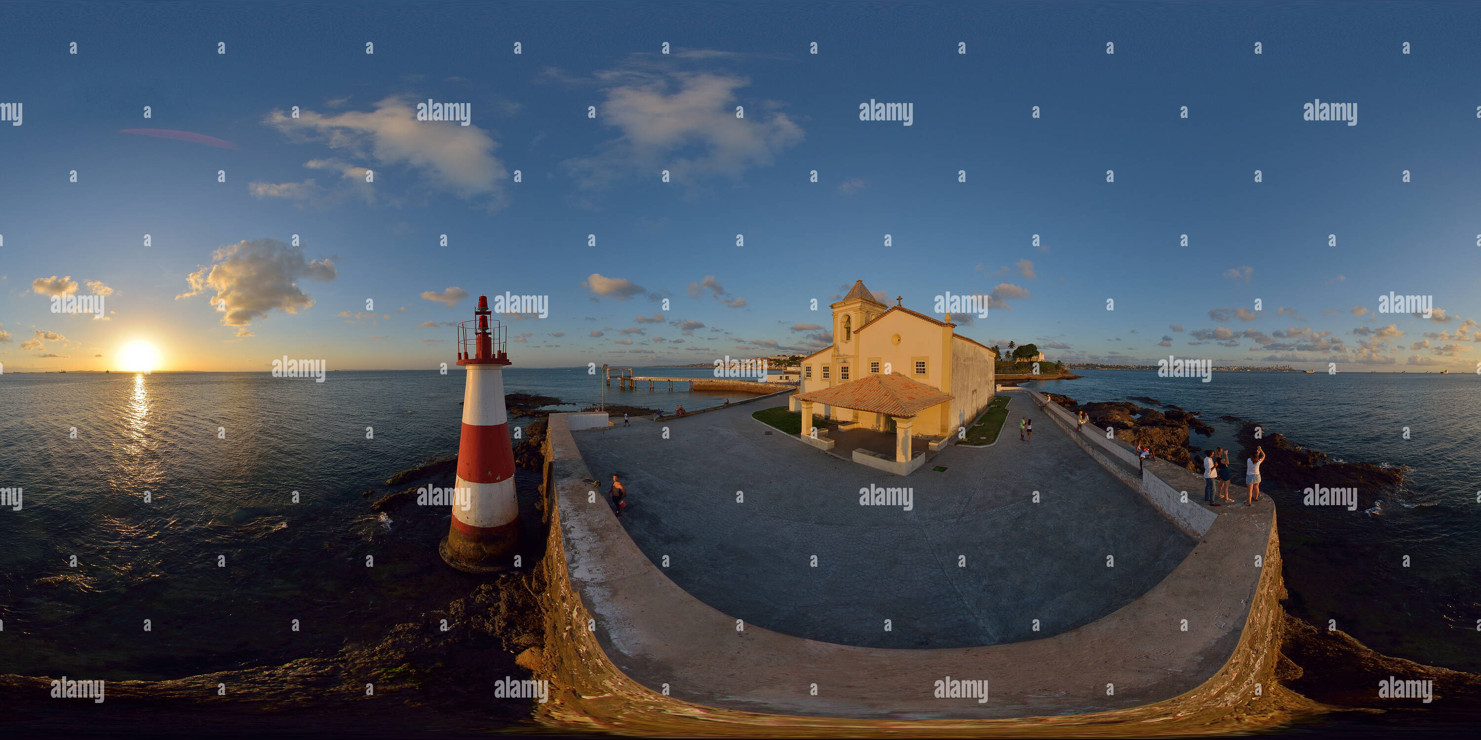 360° view of igreja nossa senhora do monte serrat Alamy