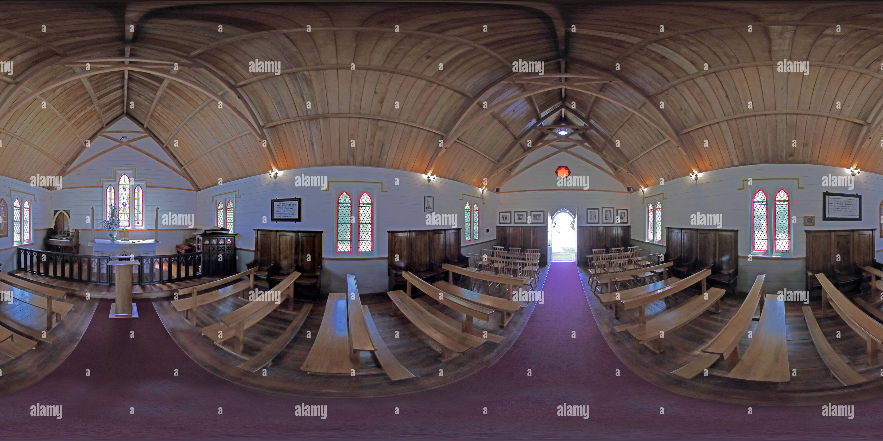 360° view of Old Saint Peters Church - Alamy