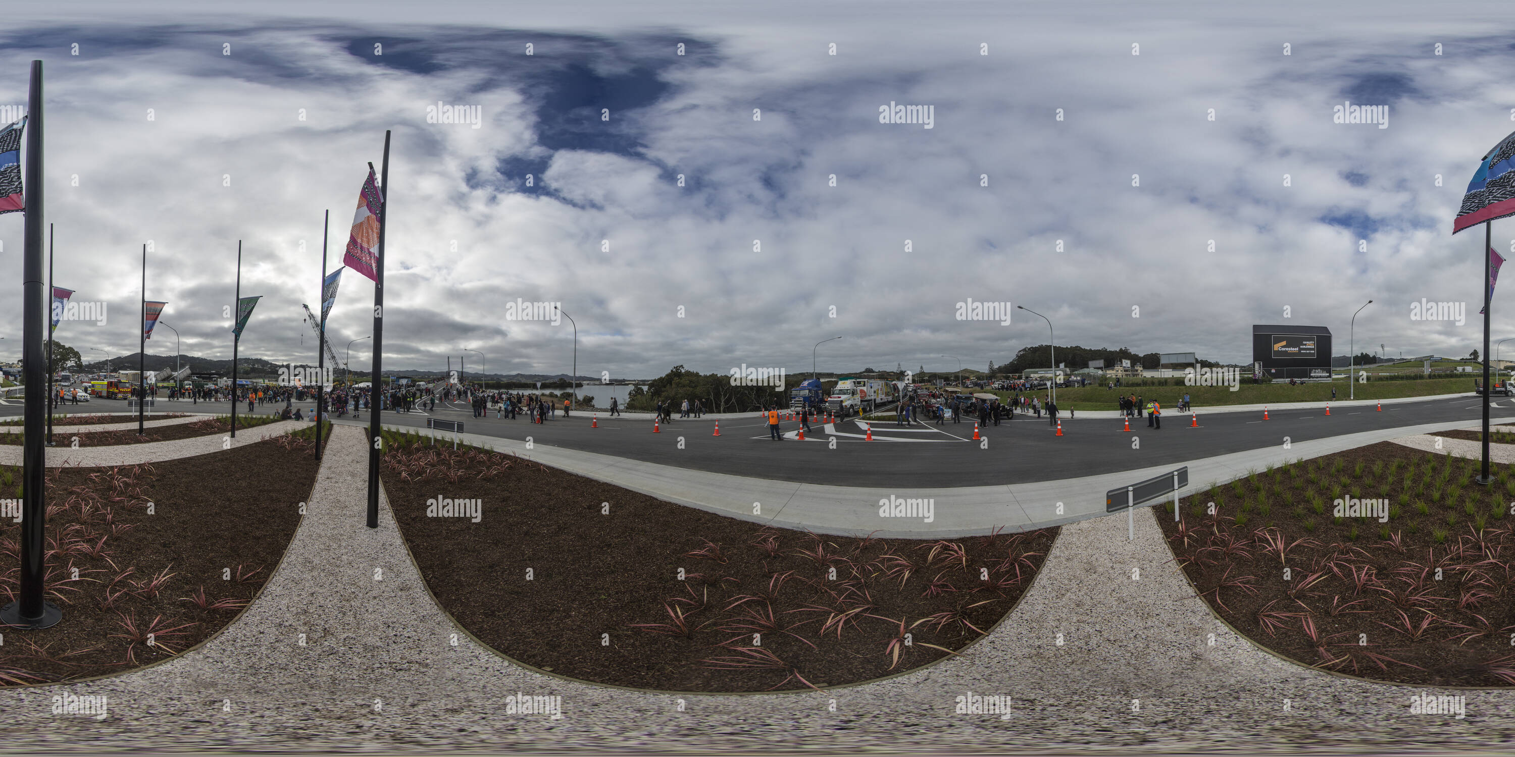 360 degree panoramic view of Te Matau a Pohe The Speeches