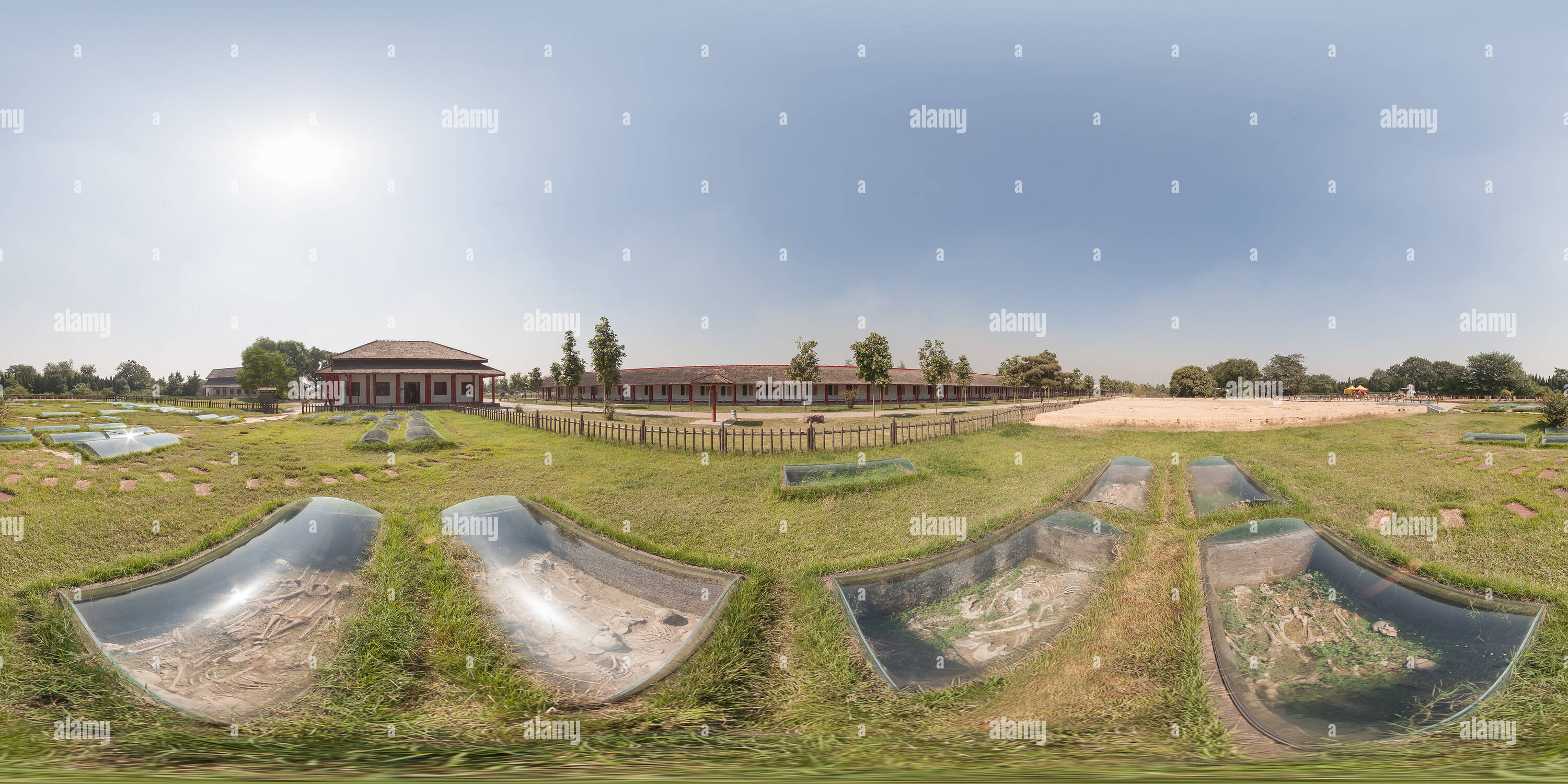 360° View Of Yin Ruins Ancestral Palace Ruins - B Seven Base - Human ...