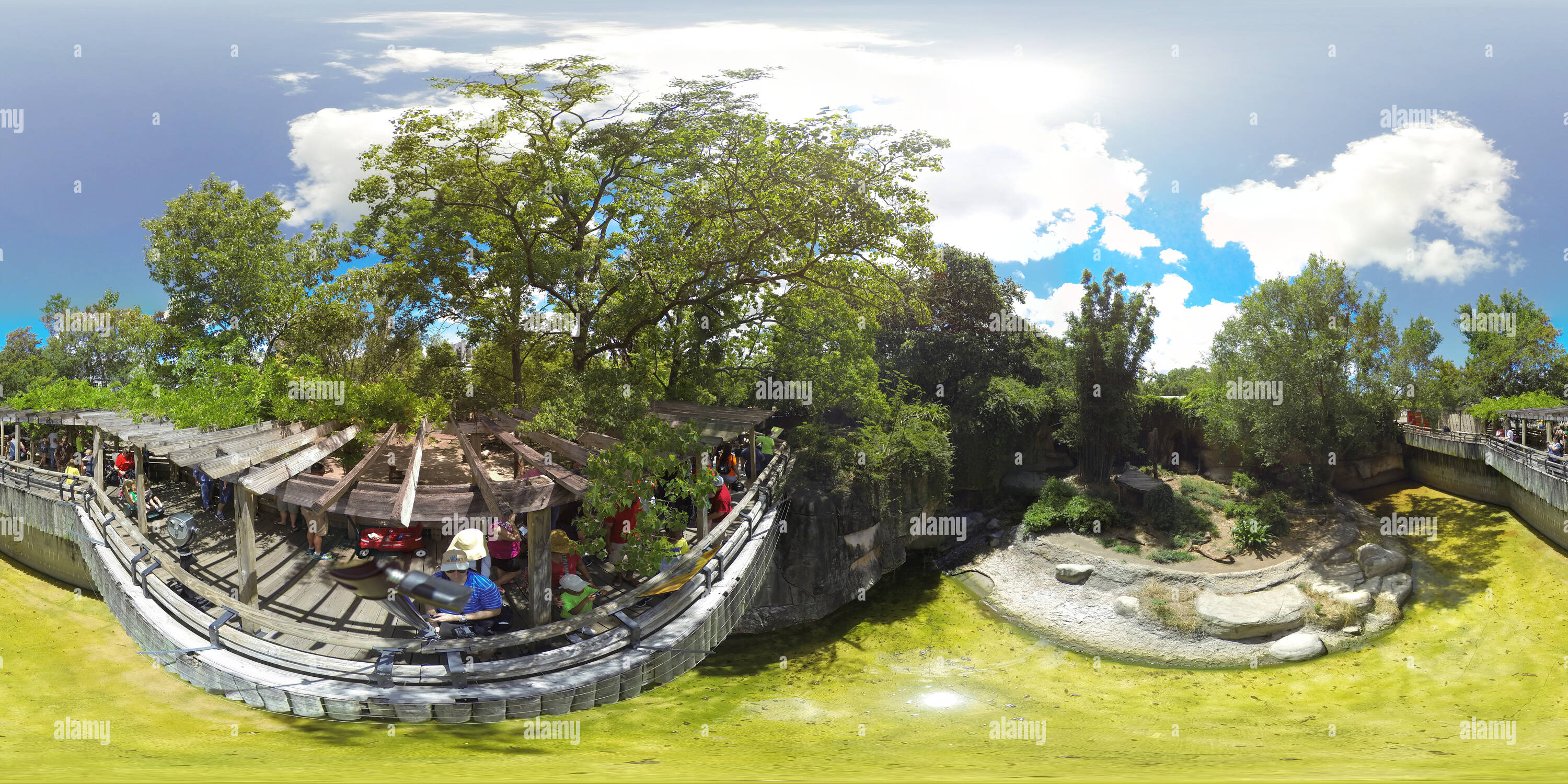 360° view of Audubon Zoo New Orleans Alamy