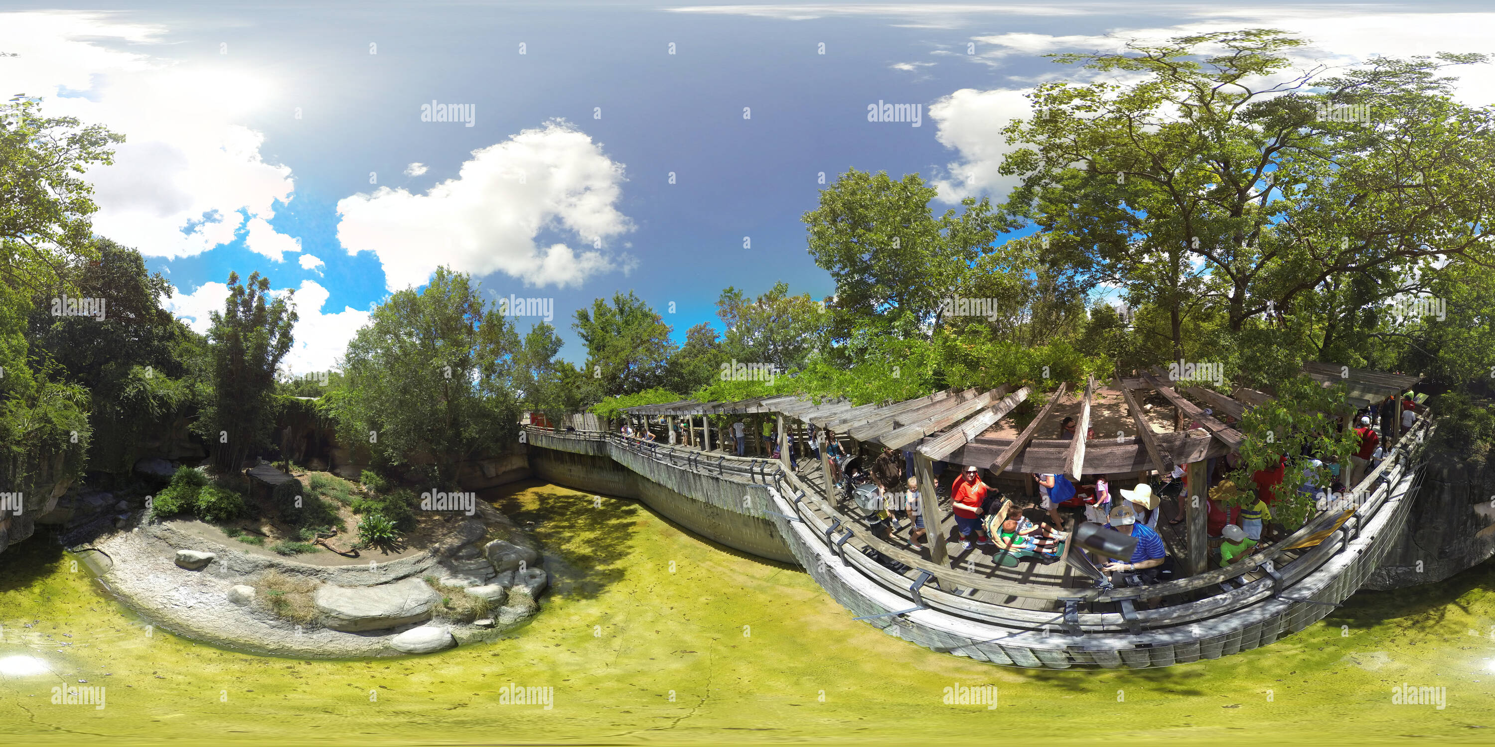 360° view of Audubon Zoo New Orleans Alamy