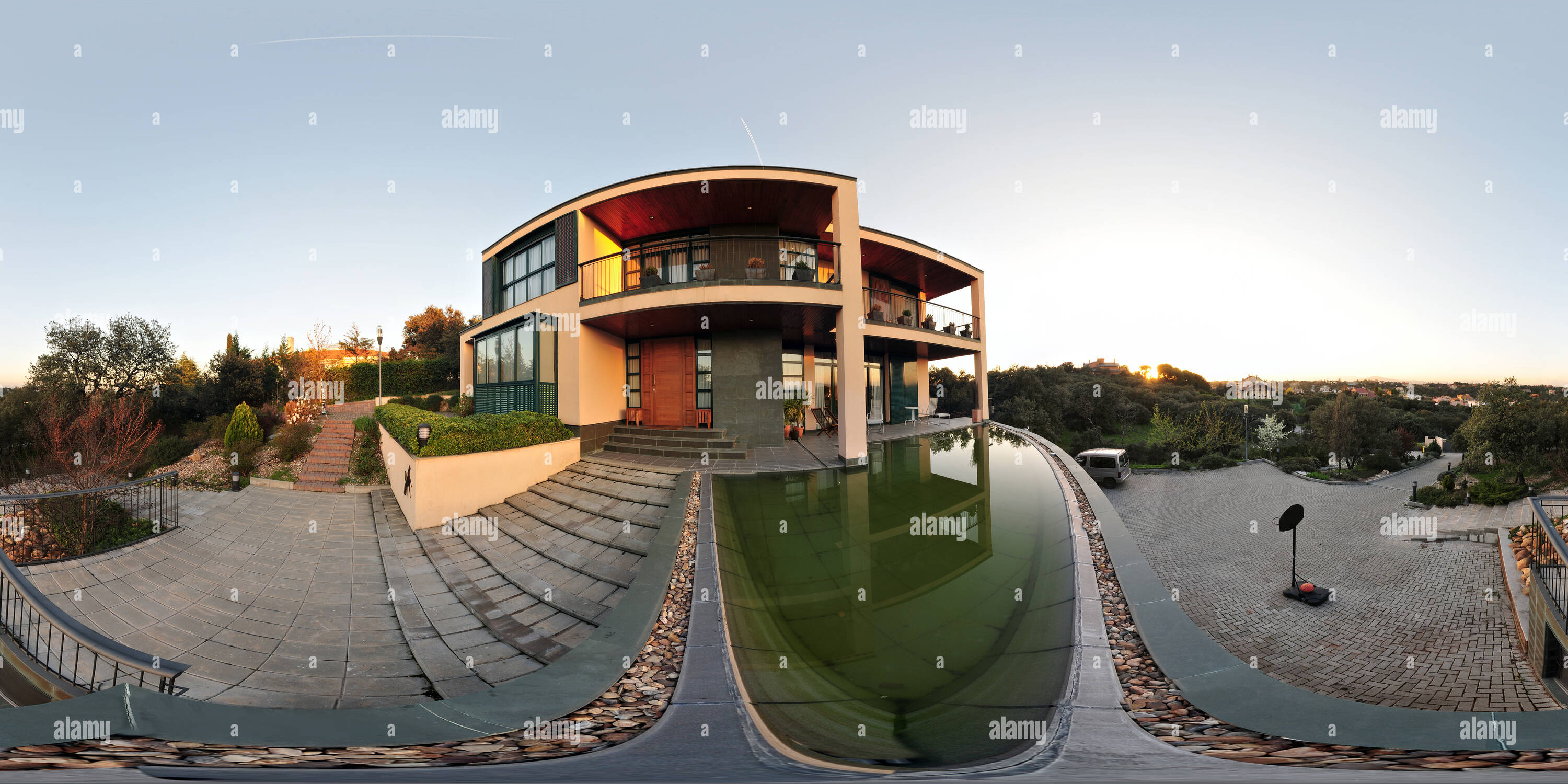 360 degree panoramic view of Casa Ecológica