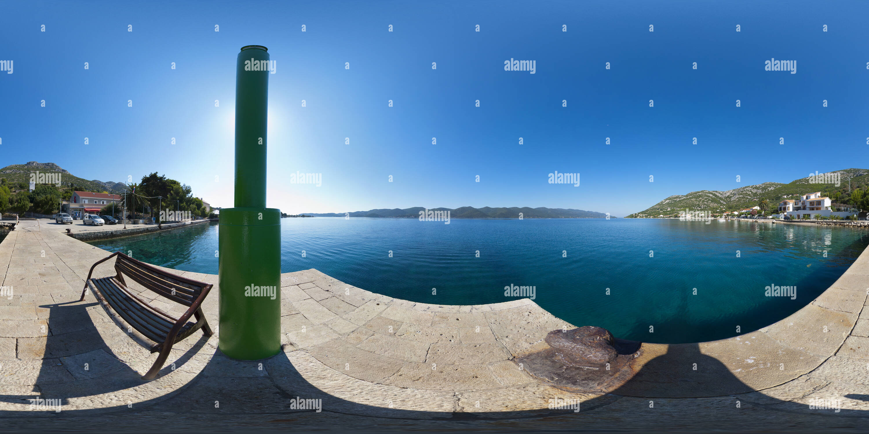 360° view of Windsurfing spot in Viganj Croatia Alamy