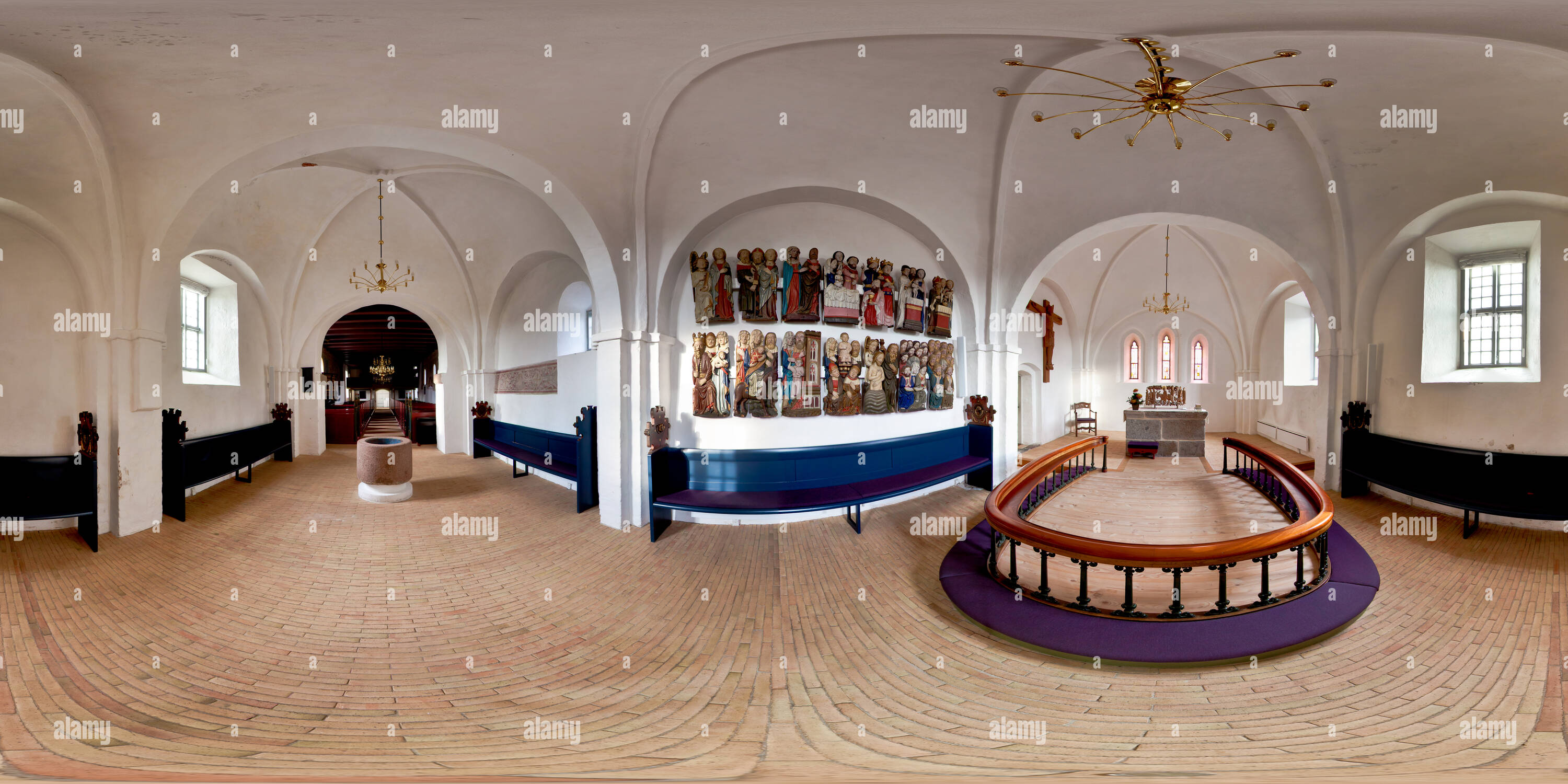 360 View Of Aal Kirke In Oksb l Denmark Alamy