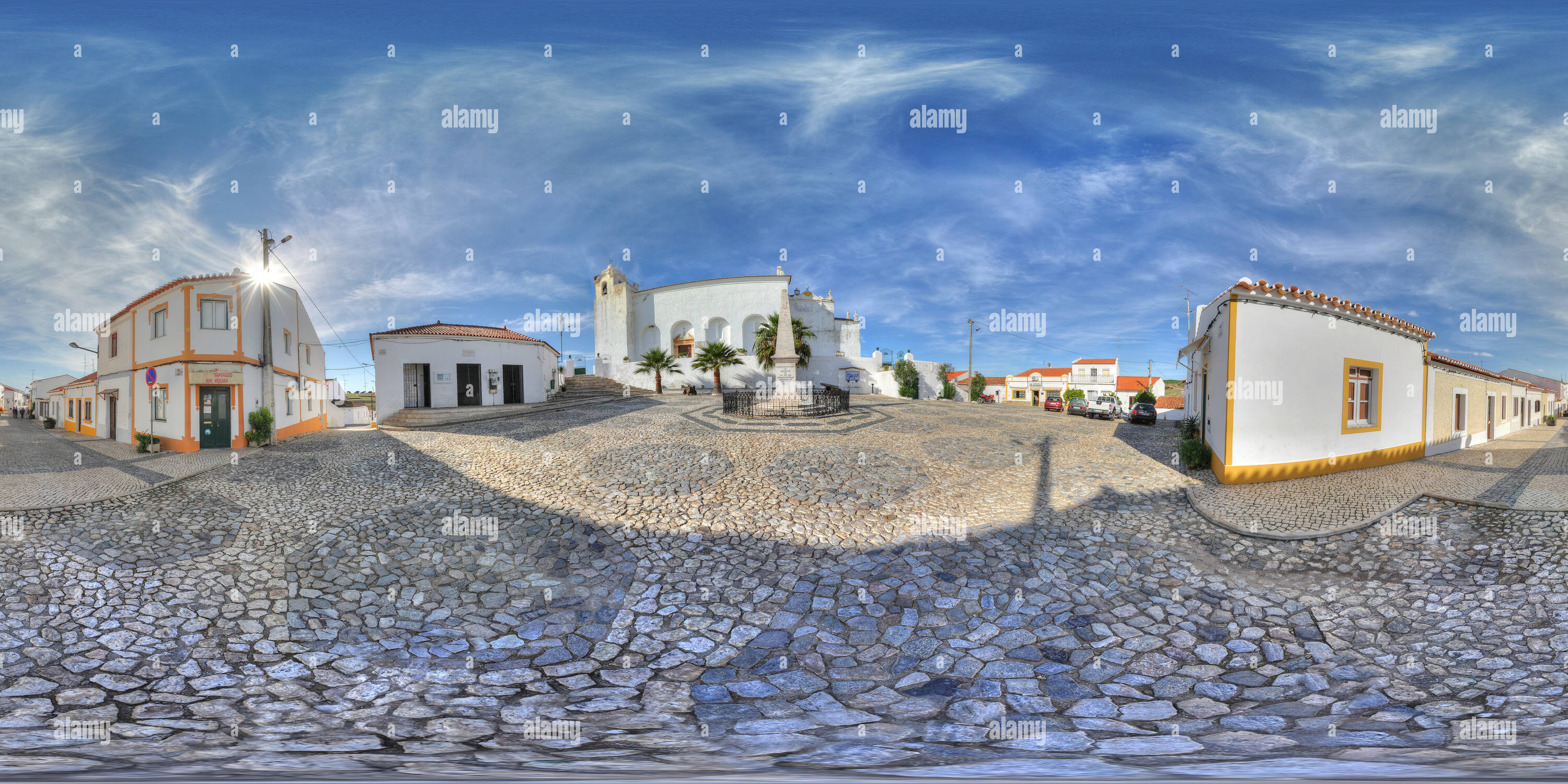 360 degree panoramic view of LARGO DA IGREJA (SANTO ALEIXO DA RESTAURAÇÃO)