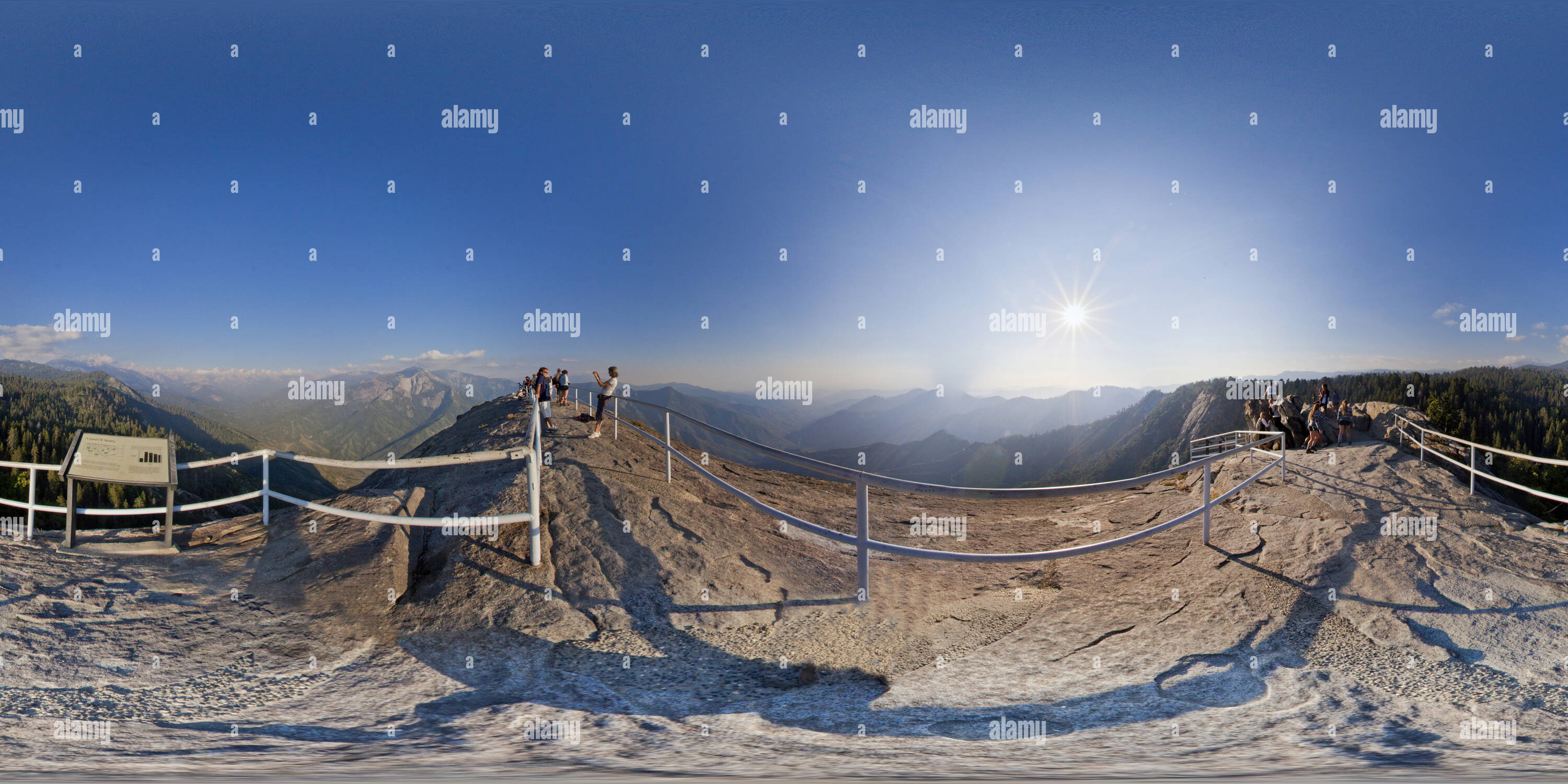 360° view of Moro Rock, Sequoia National Park, California - Alamy