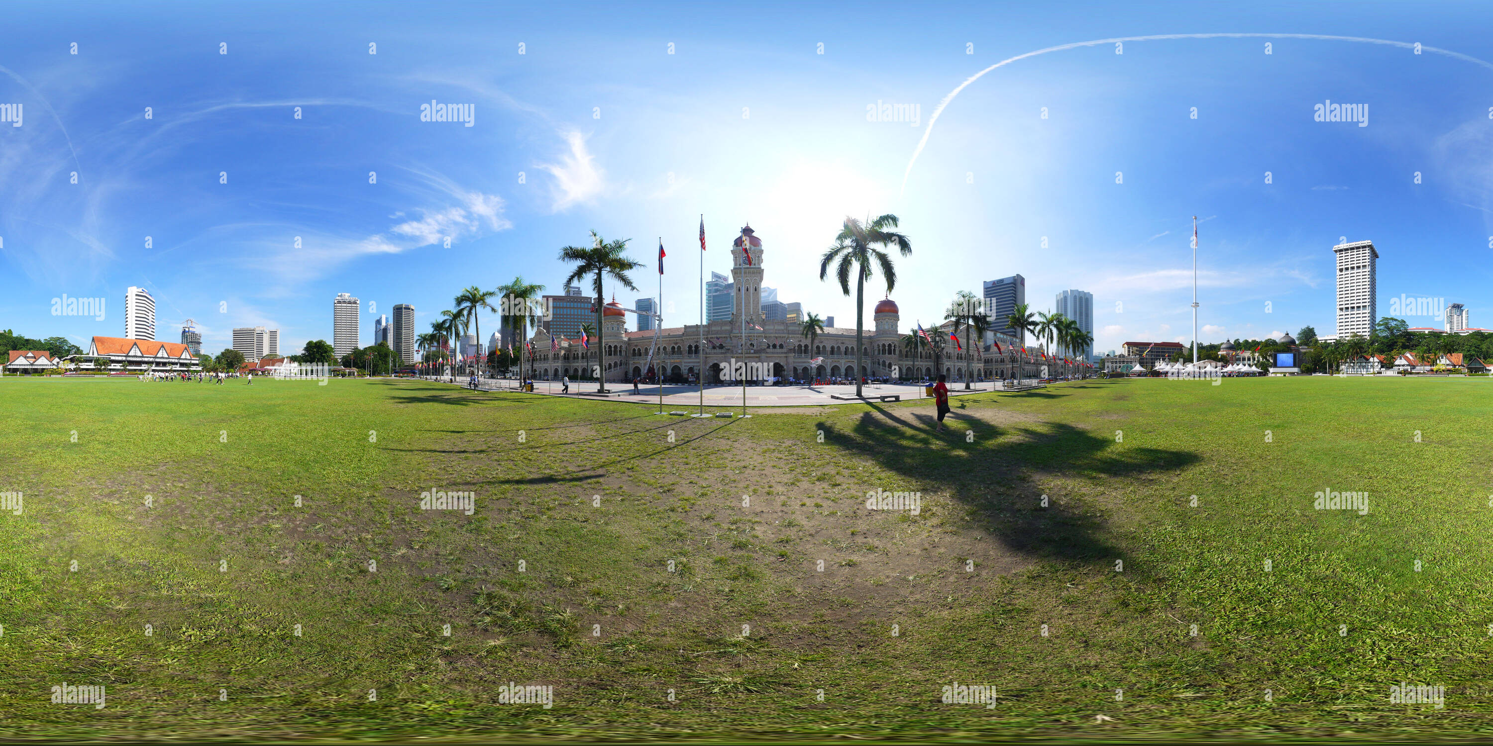 360 degree panoramic view of Dataran Merdeka