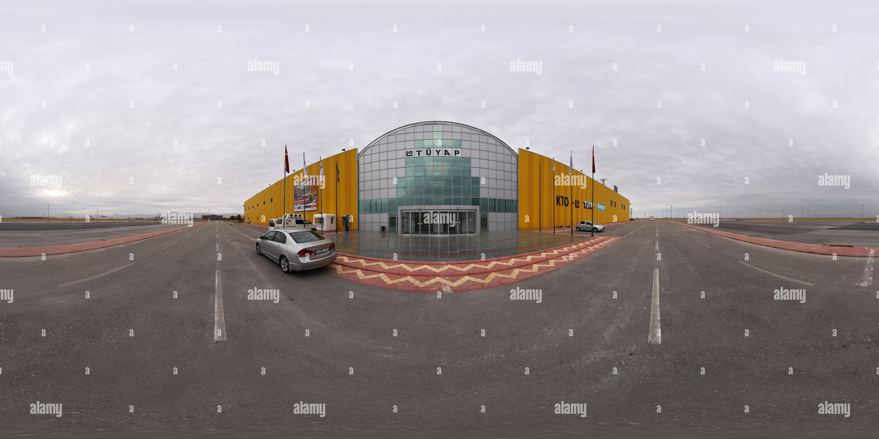 360 degree panoramic view of Tuyap Konya International Fair Center
