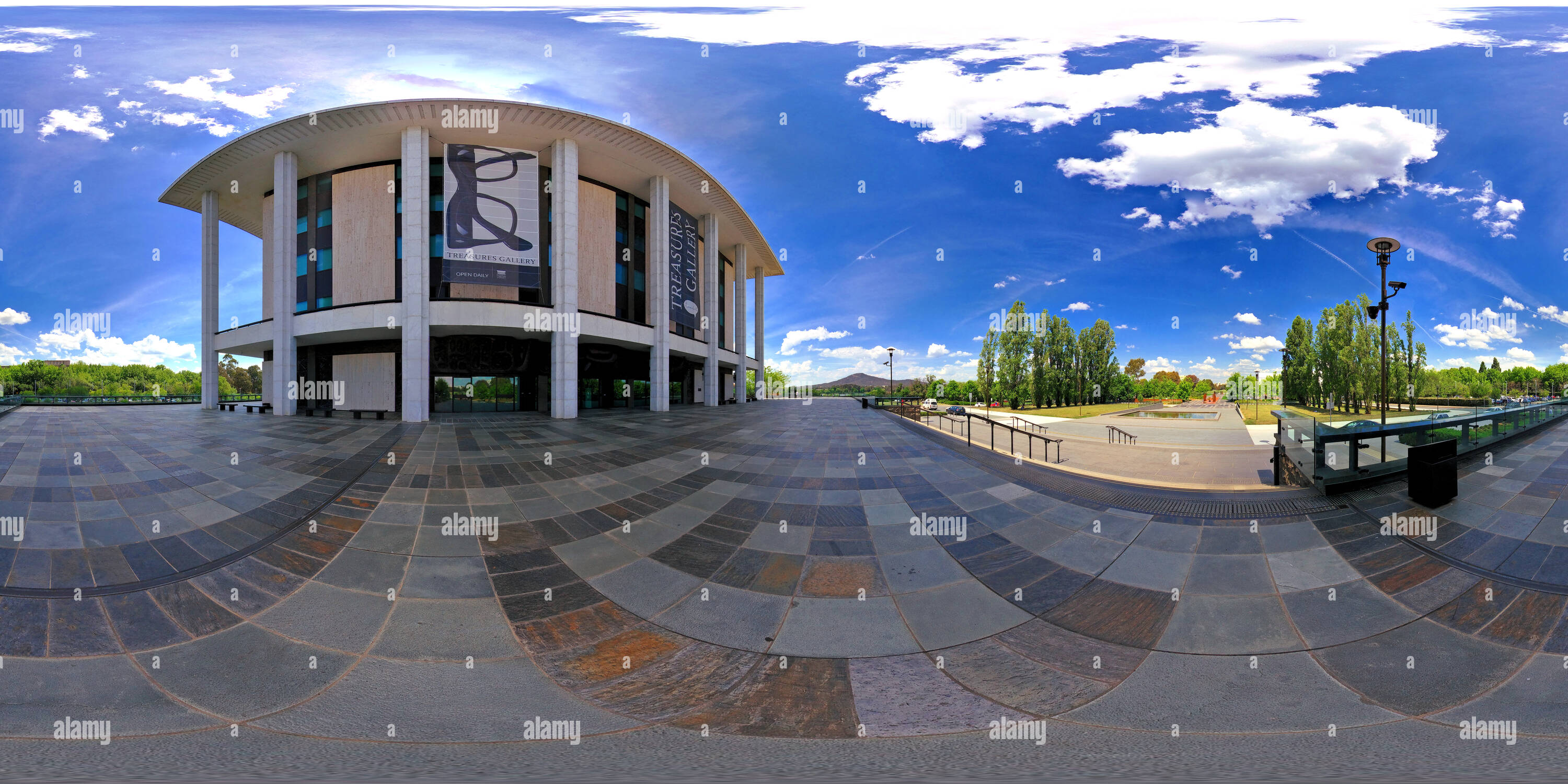 360° View Of Canberra - National Library Of Australia - Alamy