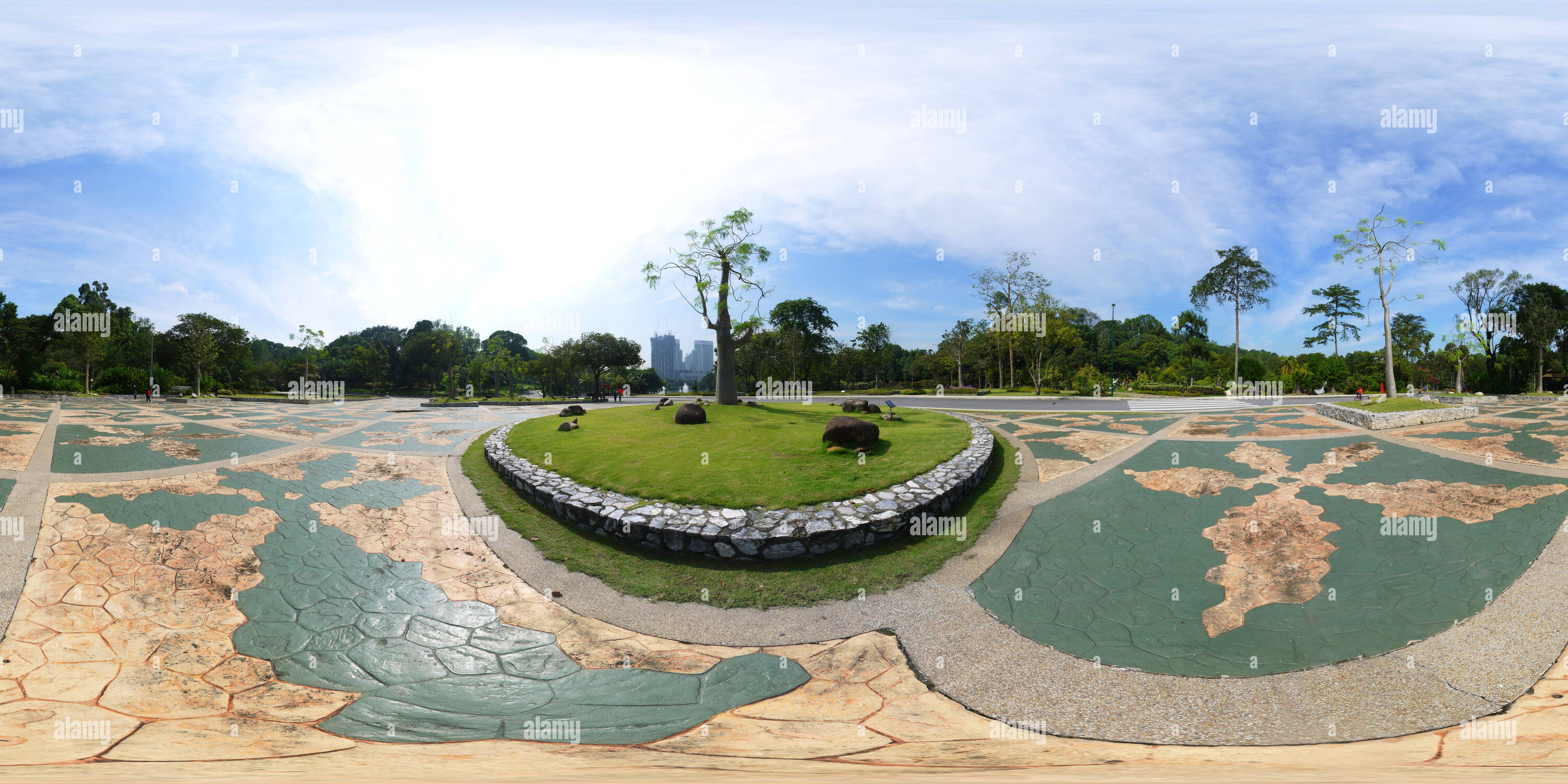 360 degree panoramic view of Tasik Perdana